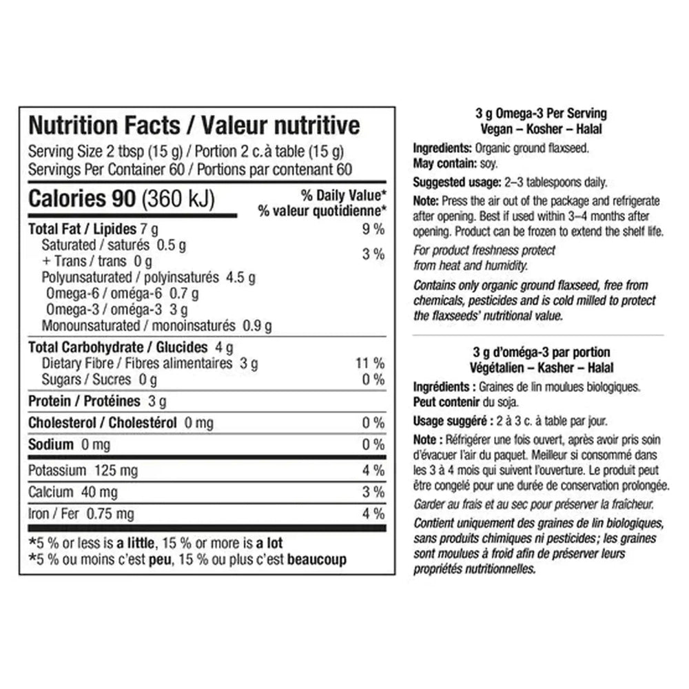Webber Naturals Graines de Lin - 900g