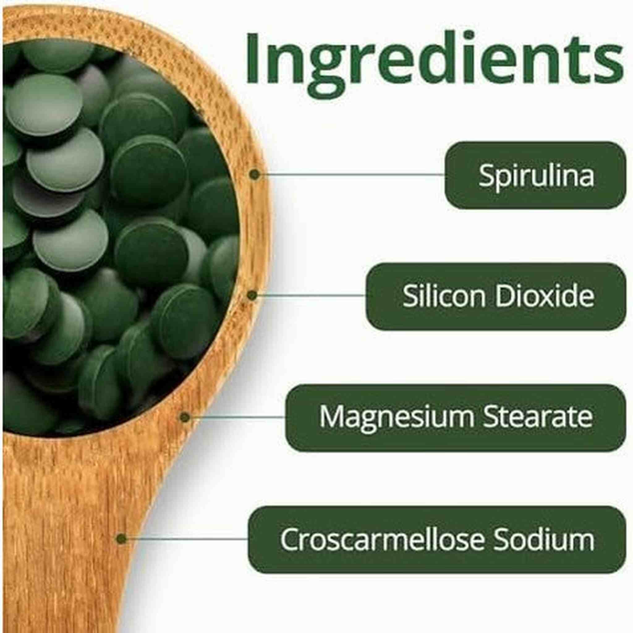 AC Aimgrow Spiruline 500mg – 300 Comprimés – Superaliment Canadien