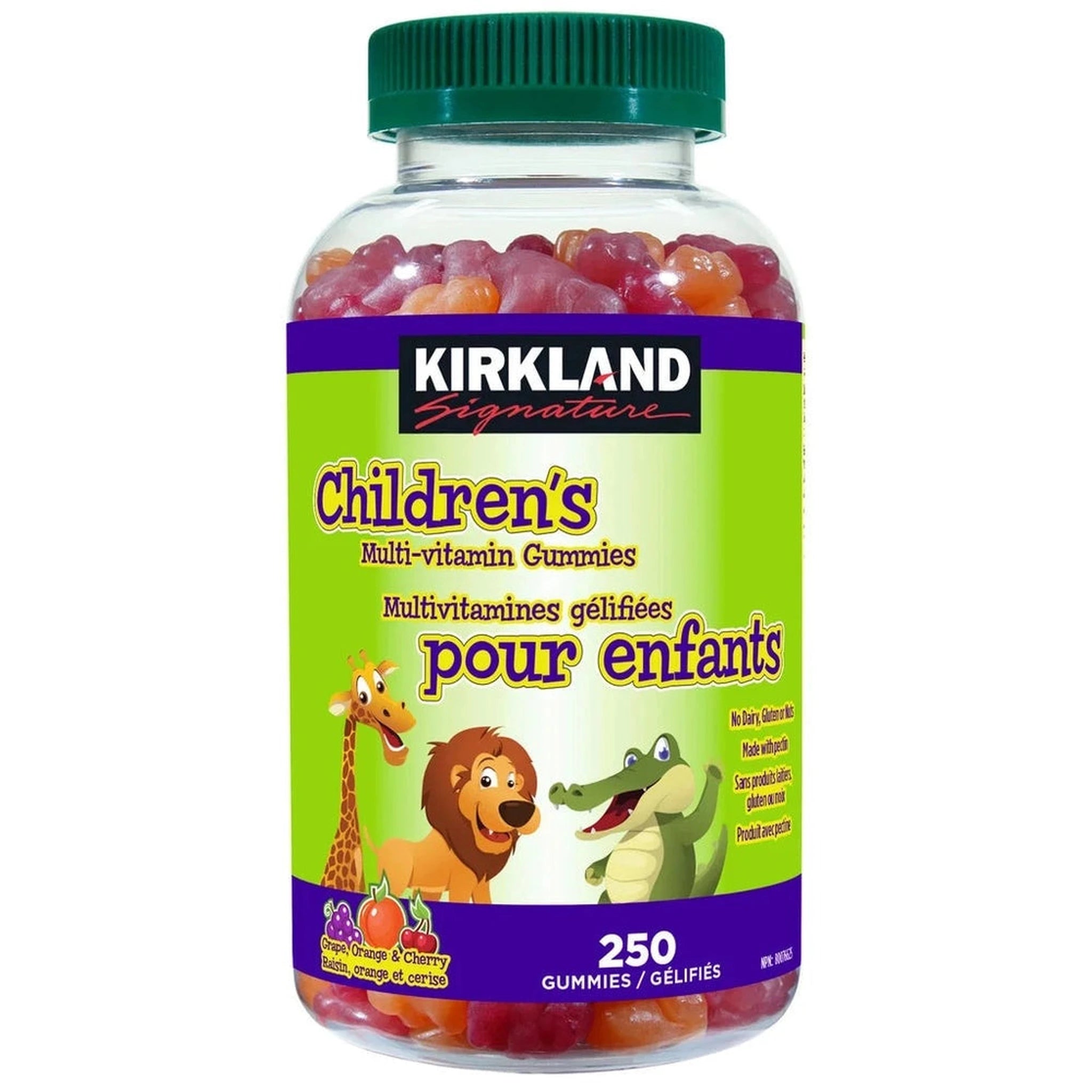 Kirkland Signature Multivitamines Enfants Gummies – 250 Gommes