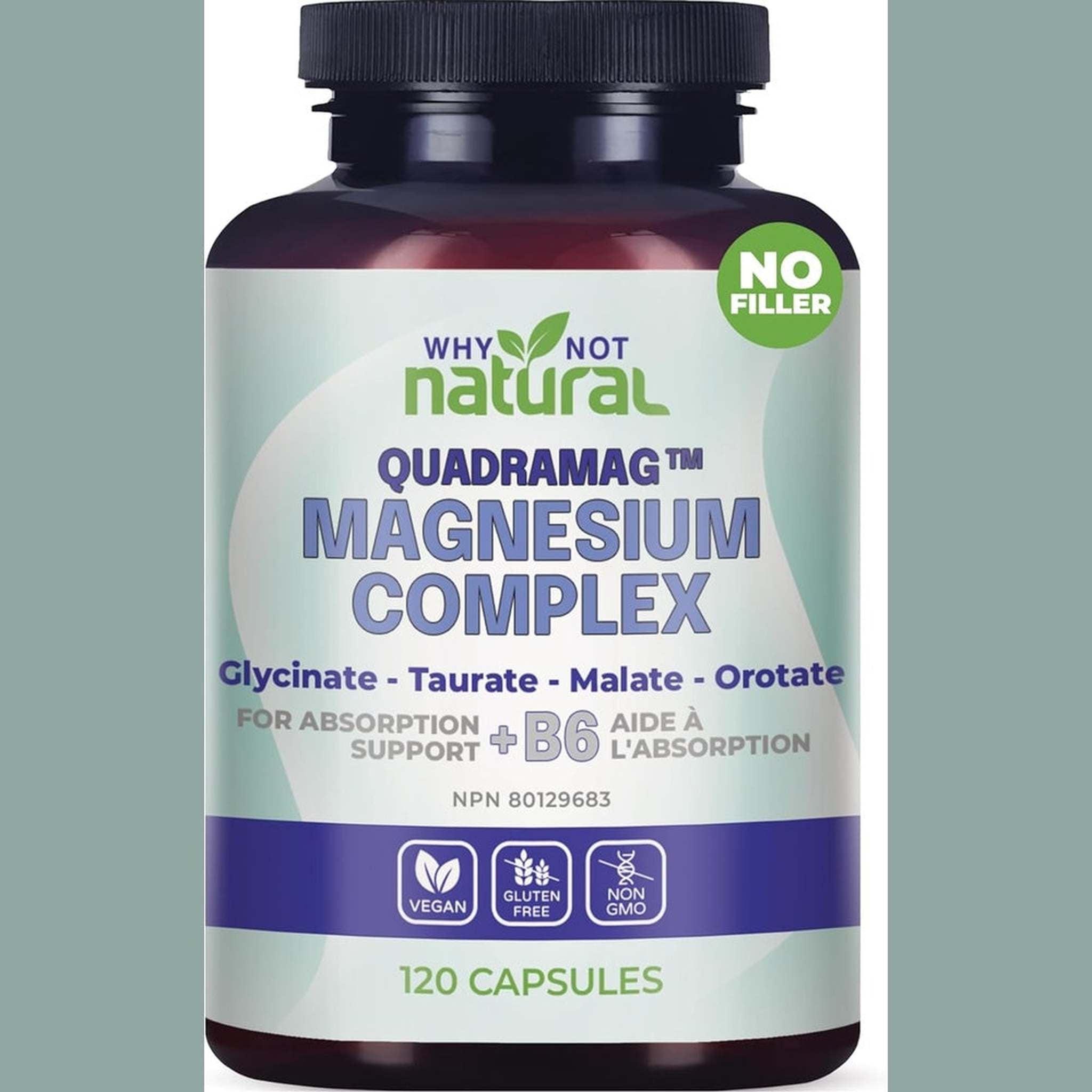 Complexe de MagnĂŠsium 4 en 1 â Glycinate, Taurate, Malate, Orotate