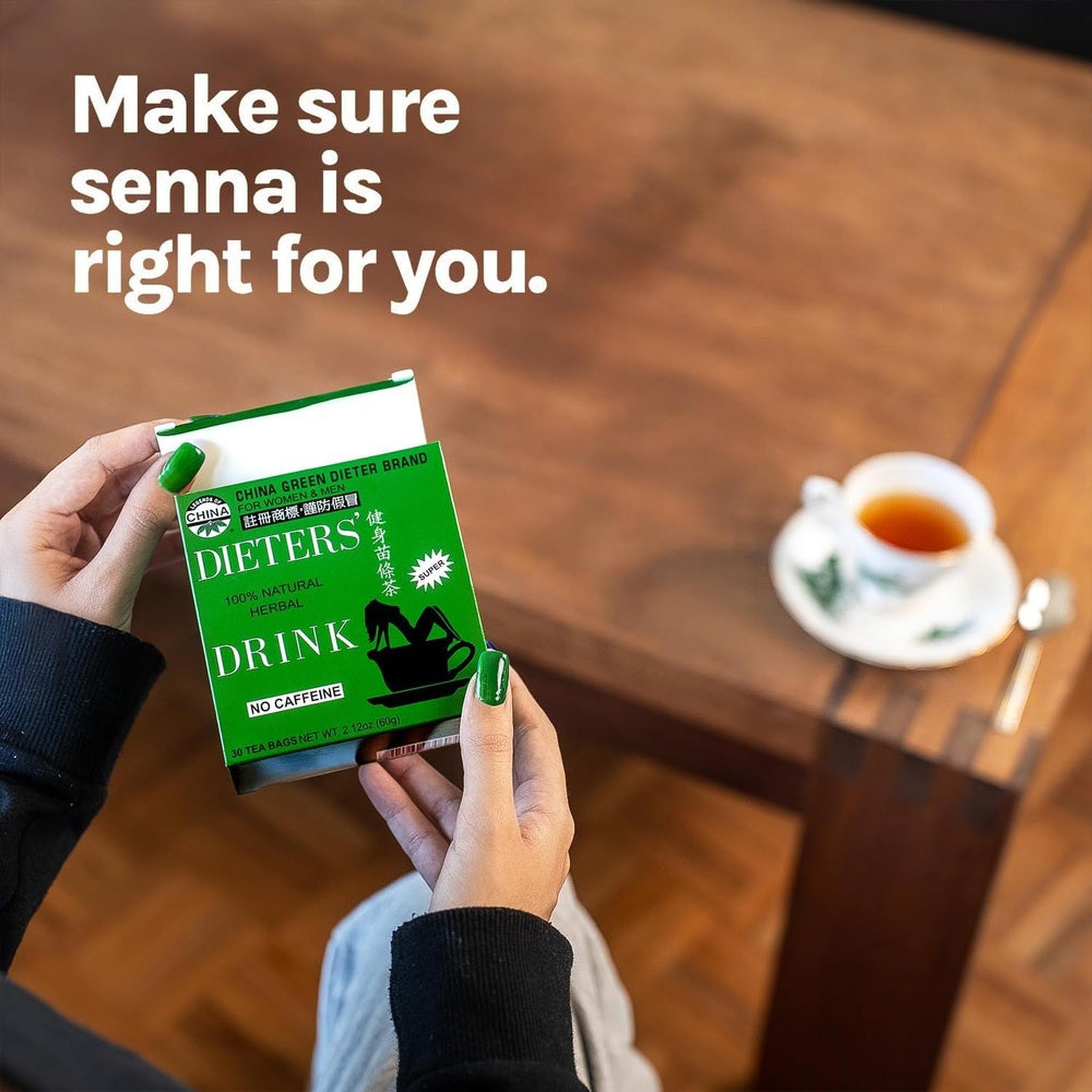 Uncle Lee China Green Dieters Tea – Thé Détox Séné – 30 Sachets – Lot de 2