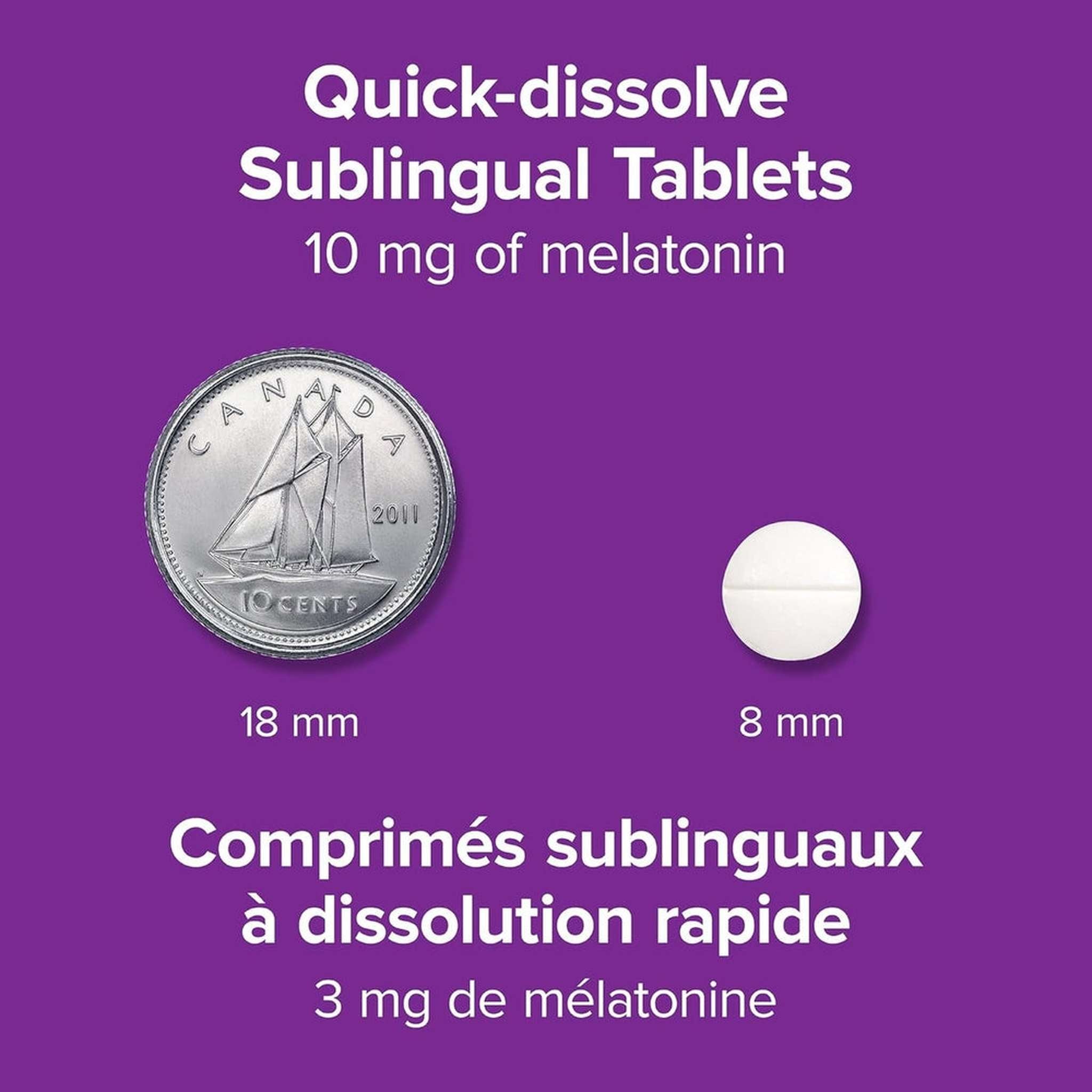 Webber Naturals Mélatonine 10mg Force Maximale – 150 Comprés