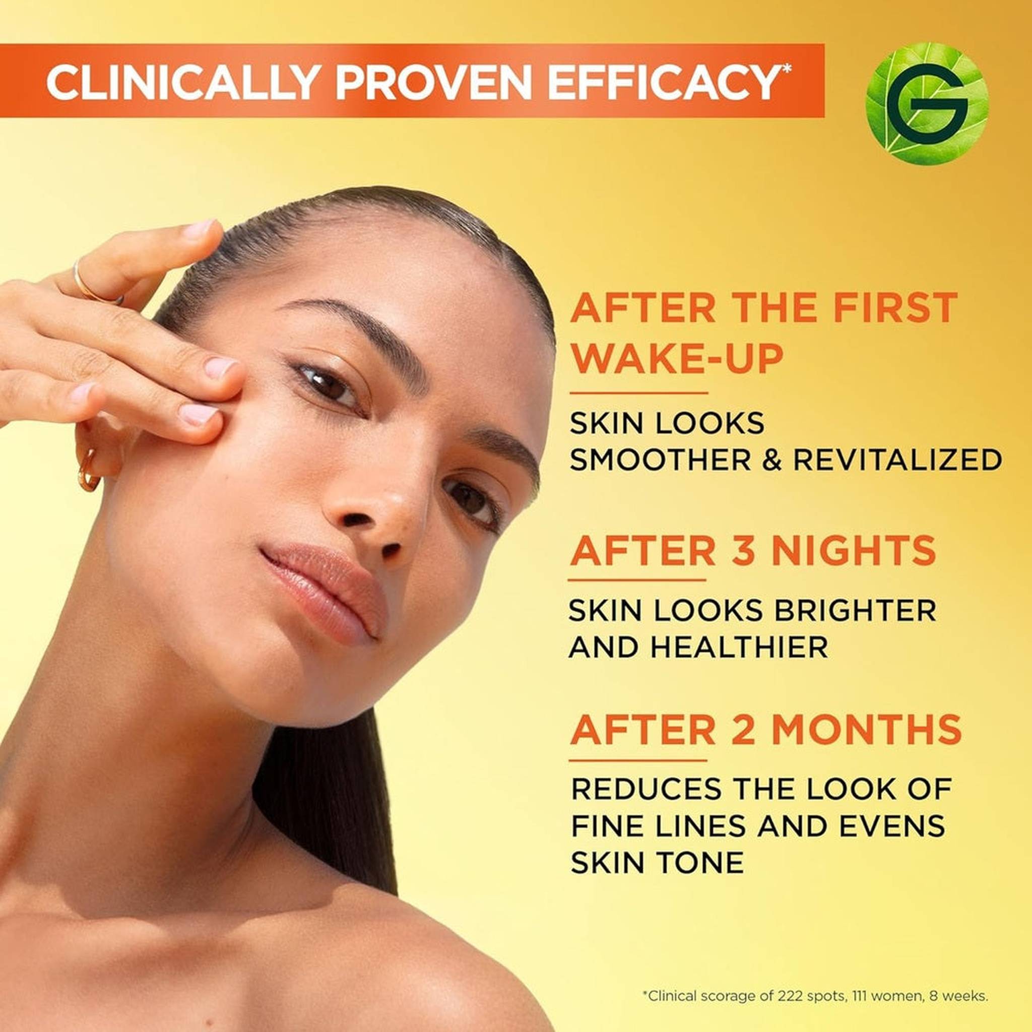 Garnier Sérum Nuit Vitamine C - Régénération & Éclat