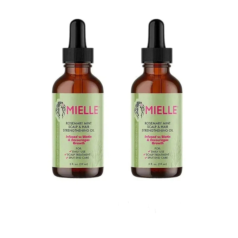 Mielle Huile de Renforcement Cuir Chevelu & Cheveux – Romarin & Menthe – 59ml