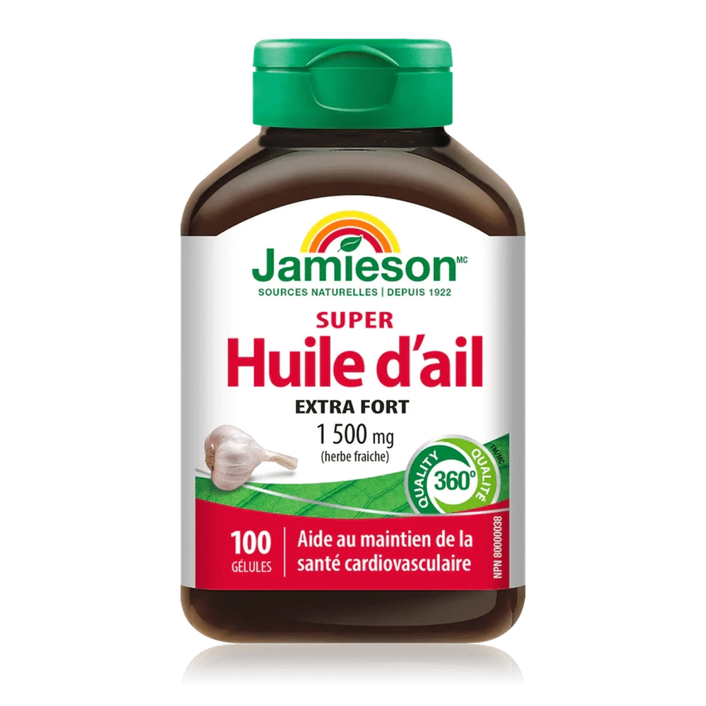 Jamieson Huile d'Ail - Soutien Immunitaire & Cardiovasculaire