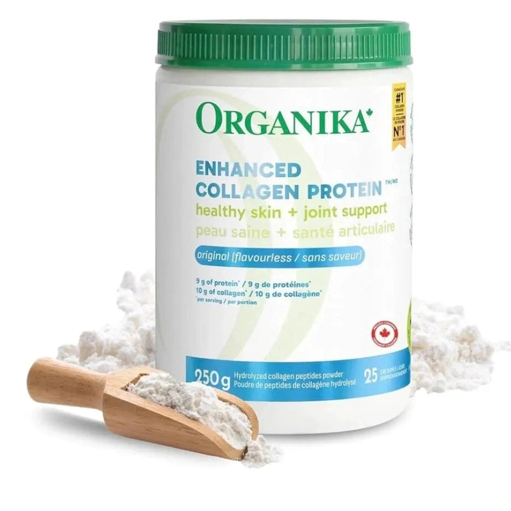 Collagène + ProtÊine en Poudre Organika 250g - Peau & Muscles | Sans Saveur
