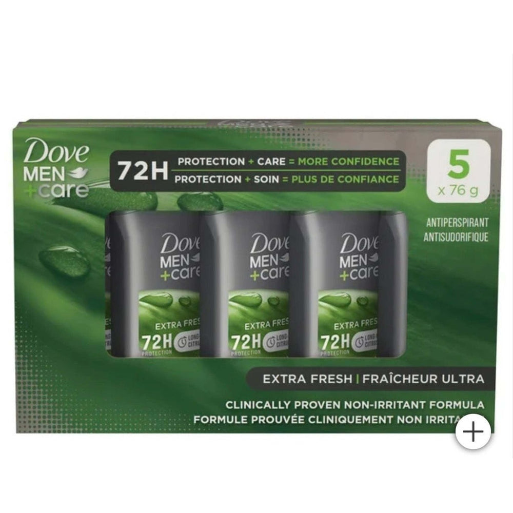 DĂŠodorant Dove Men Stick Pack de 5 - Protection 72H & FraĂŽcheur