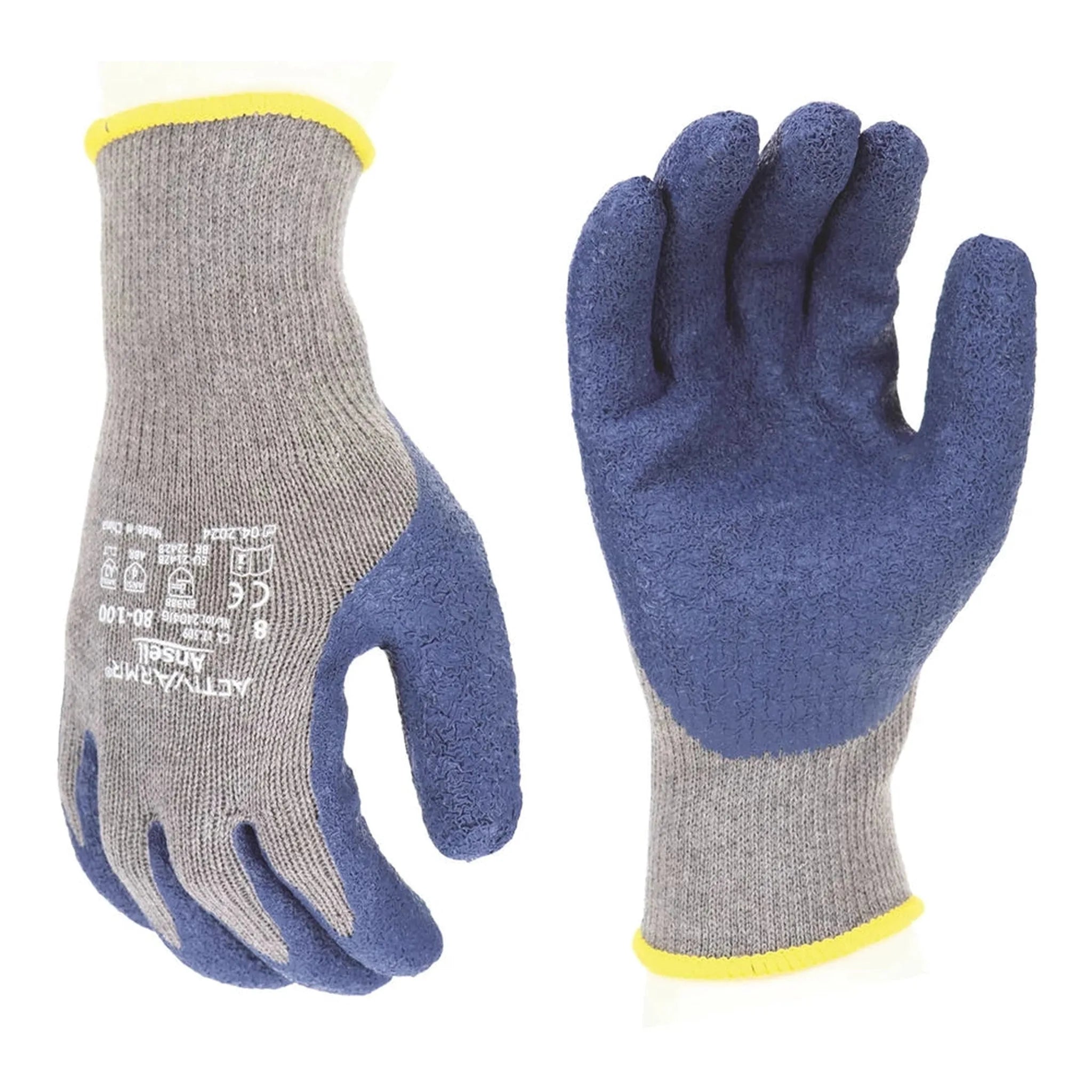 Gants Enduits Latex Ansell ActivArmr 80-100 – Work Gloves