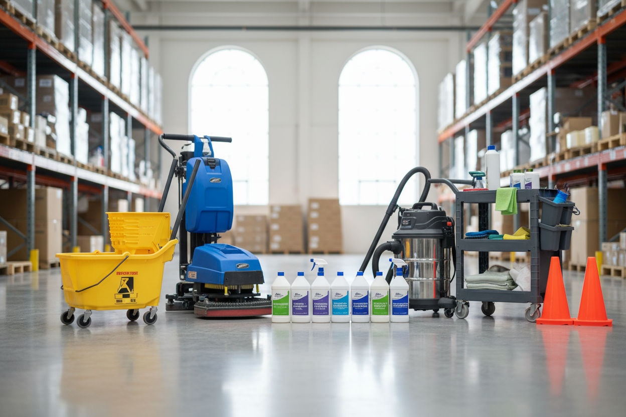 cleaning industrials janitorial