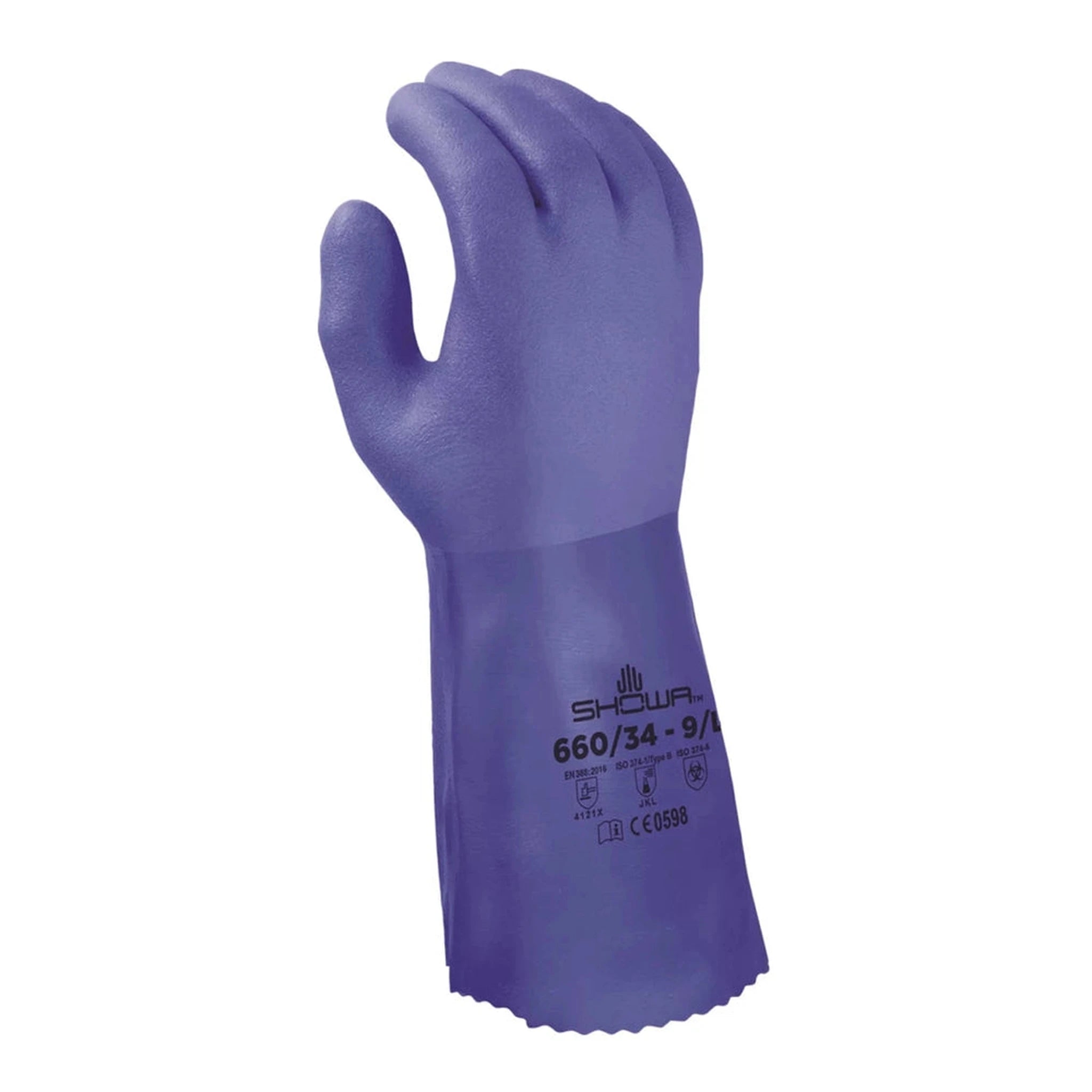 Gants chimiques Showa 660 Gauntlet – Large
