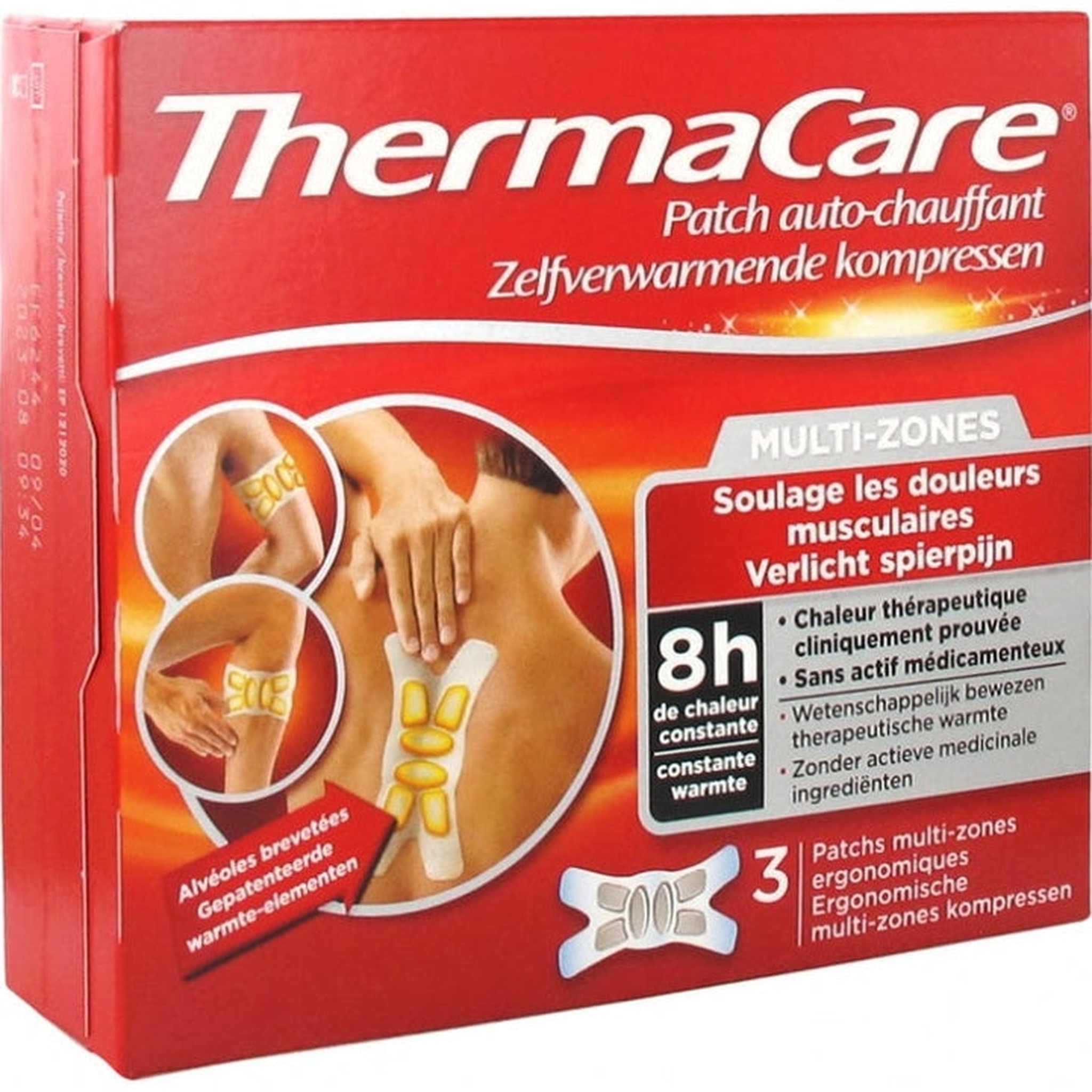 ThermaCare Ceinture Chauffante de Dos – Lot de 6 Ceintures