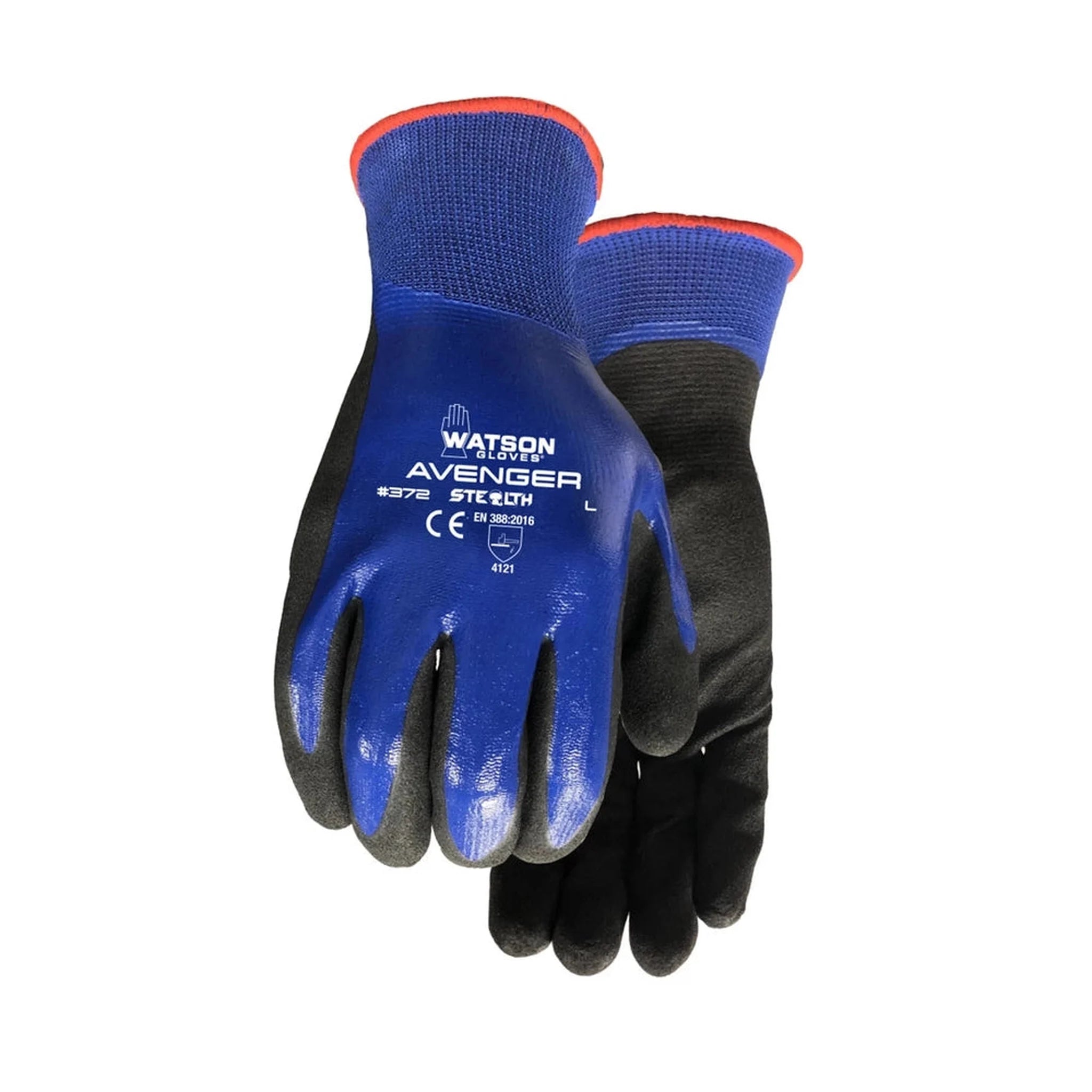 Gants enduits Watson Stealth Avenger – Nitrile Grip Gloves