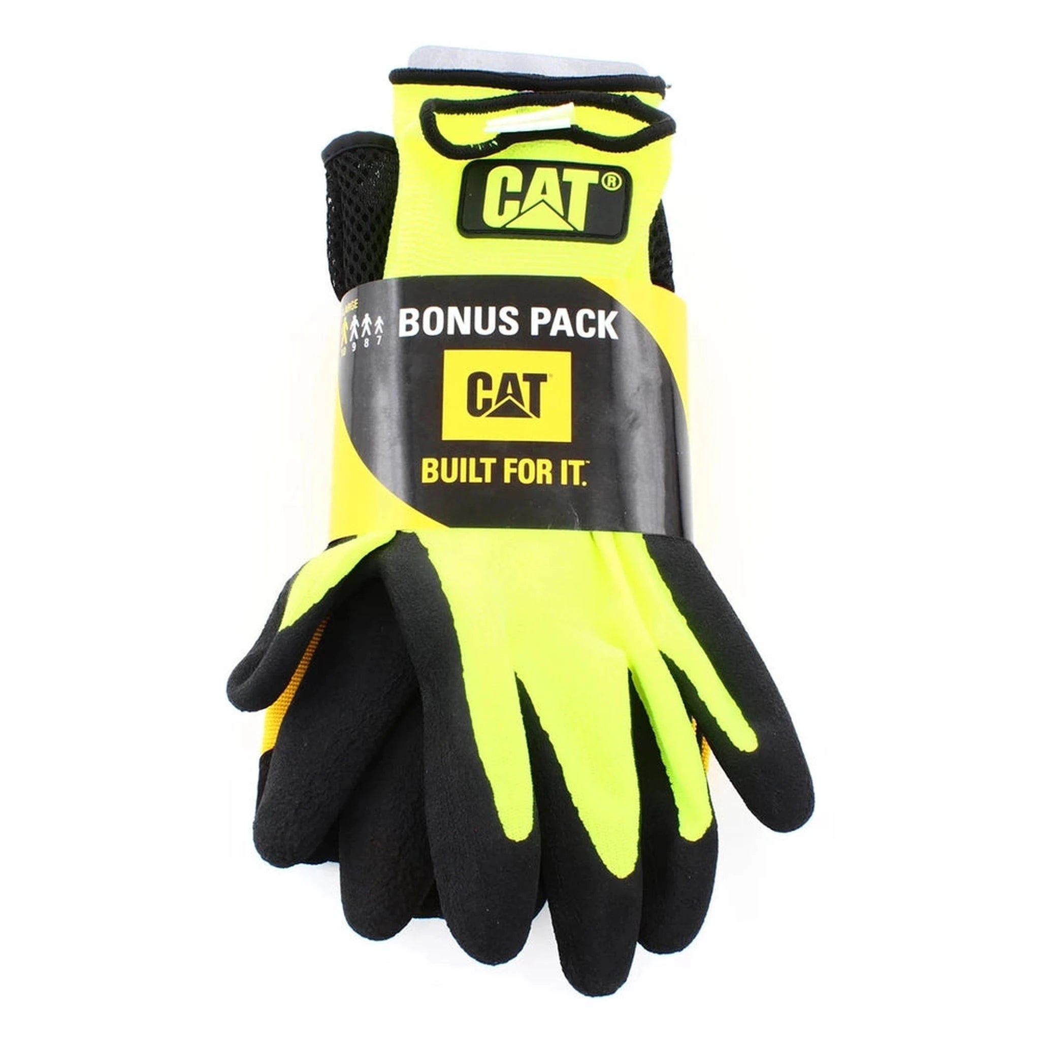 Pack 2 Paires Gants CAT – Latex & Renforcés Work Gloves