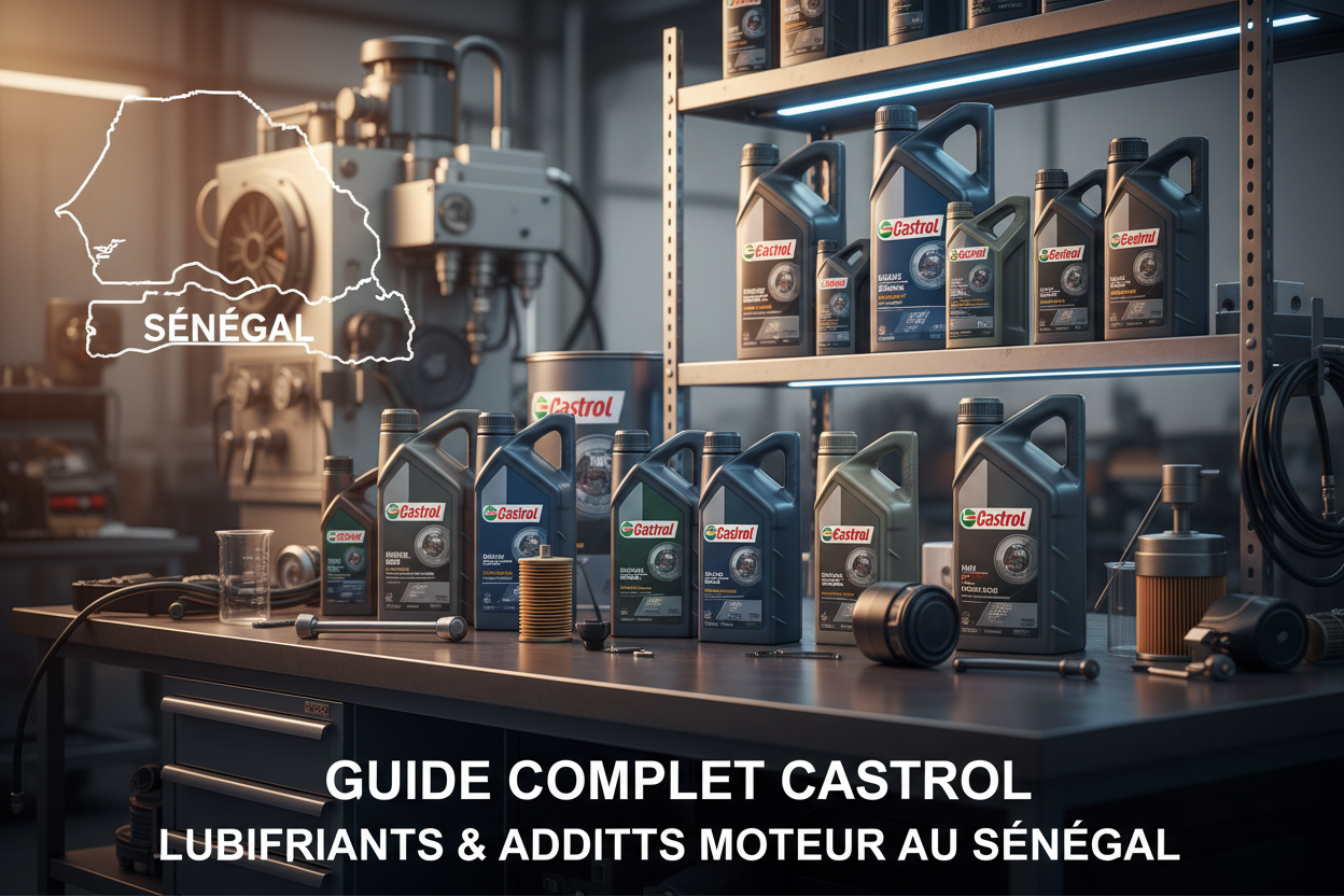 Guide Complet des Lubrifiants Castrol et Additifs Moteur au Sénégal : Choix et Applications Professionnelles