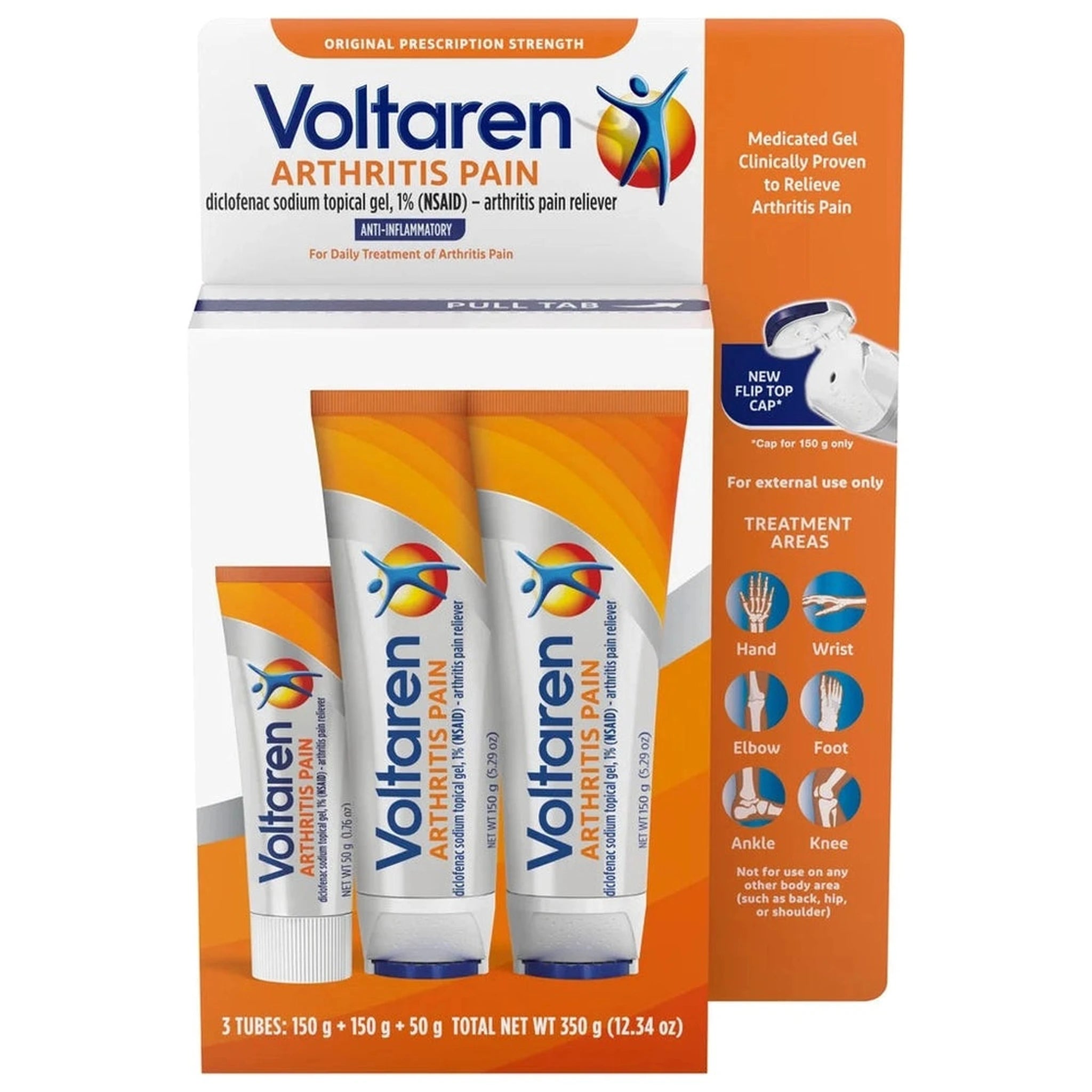 Voltaren Gel Antidouleur Arthrite – 350g 12.34 oz – Soulagement Ciblé des Articulations