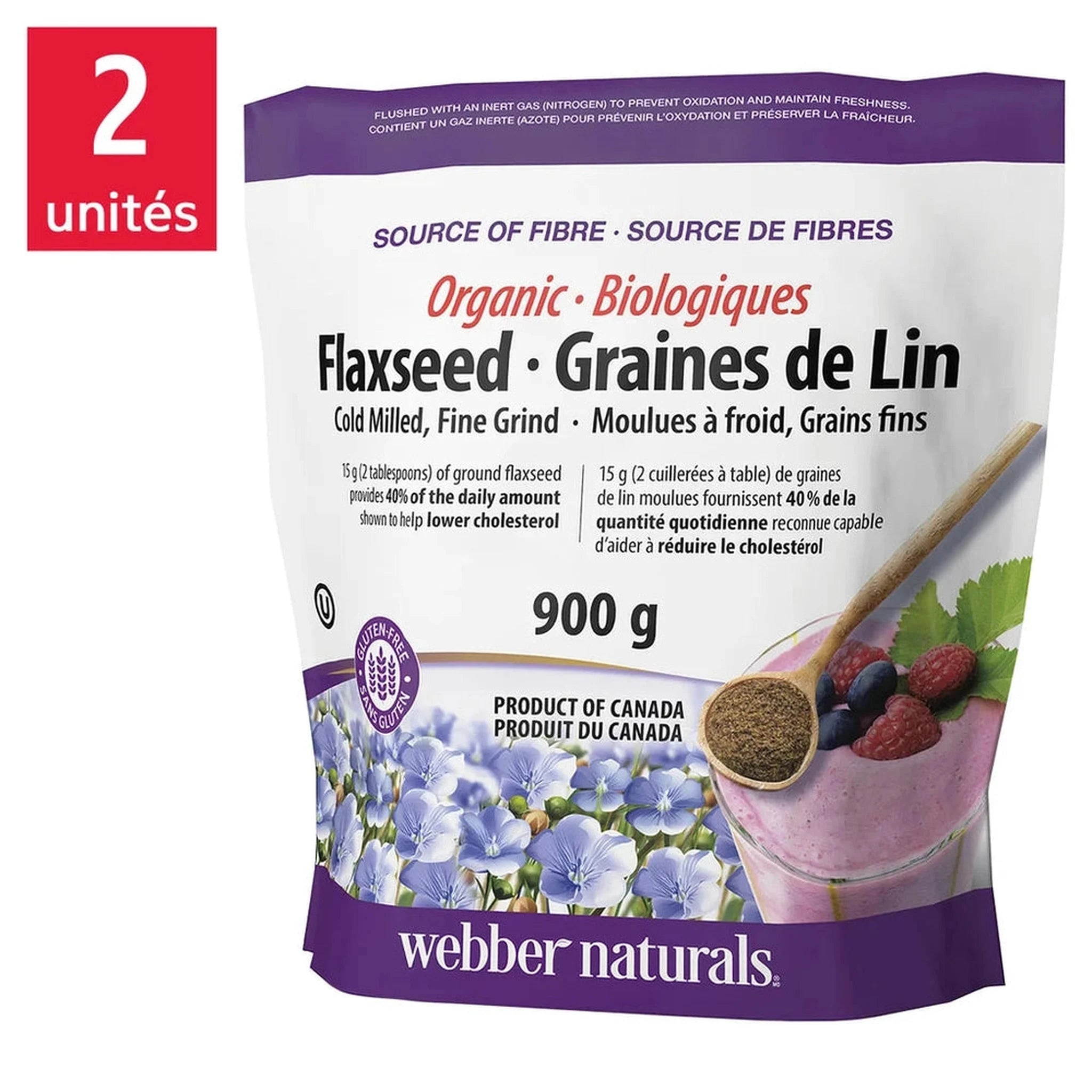 Webber Naturals Graines de Lin - 900g