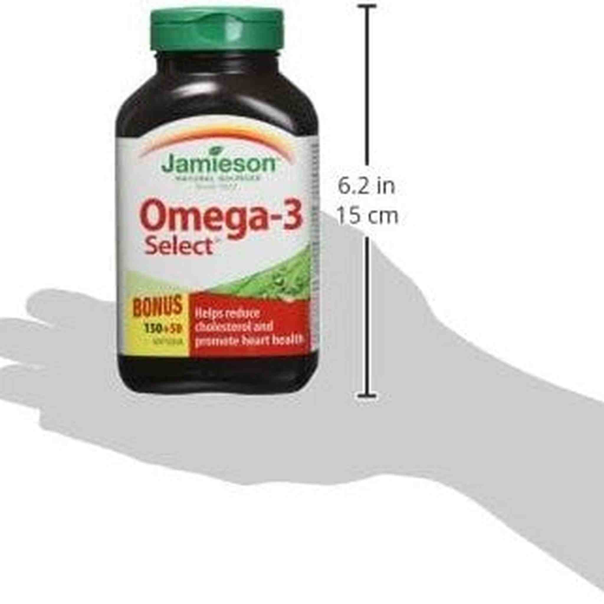 Jamieson Omega-3 Select 1000mg – EPA 300mg & DHA 200mg – 200 Gélules