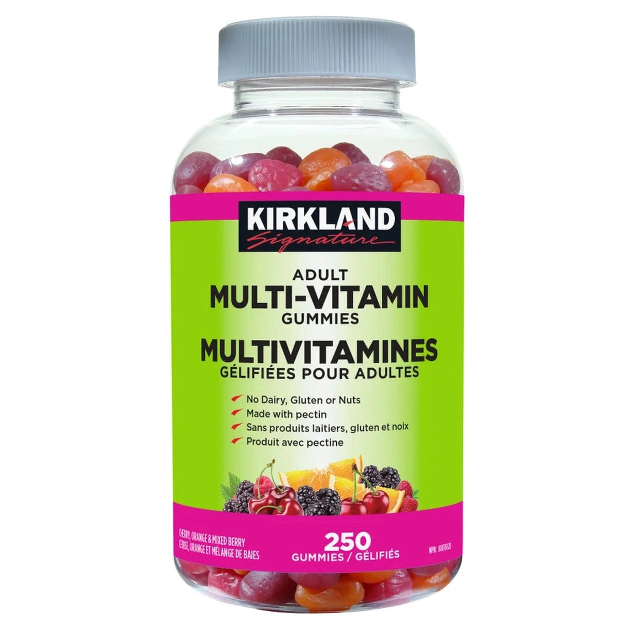 Kirkland Signature Multivitamines Adultes Gummies – 250 Gommes