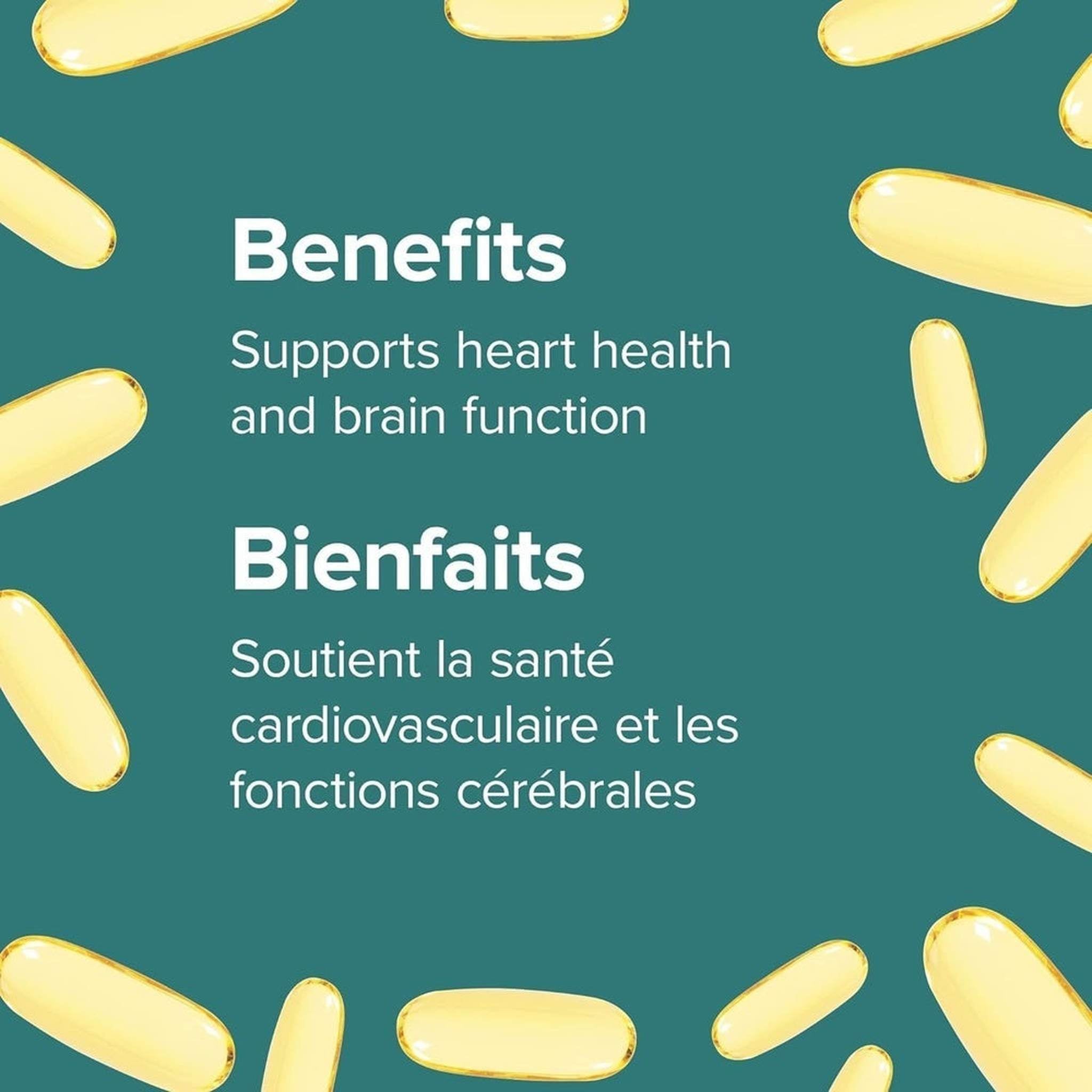 Webber Naturals Huile de Poisson Oméga-3 1000mg – 210 Gélules