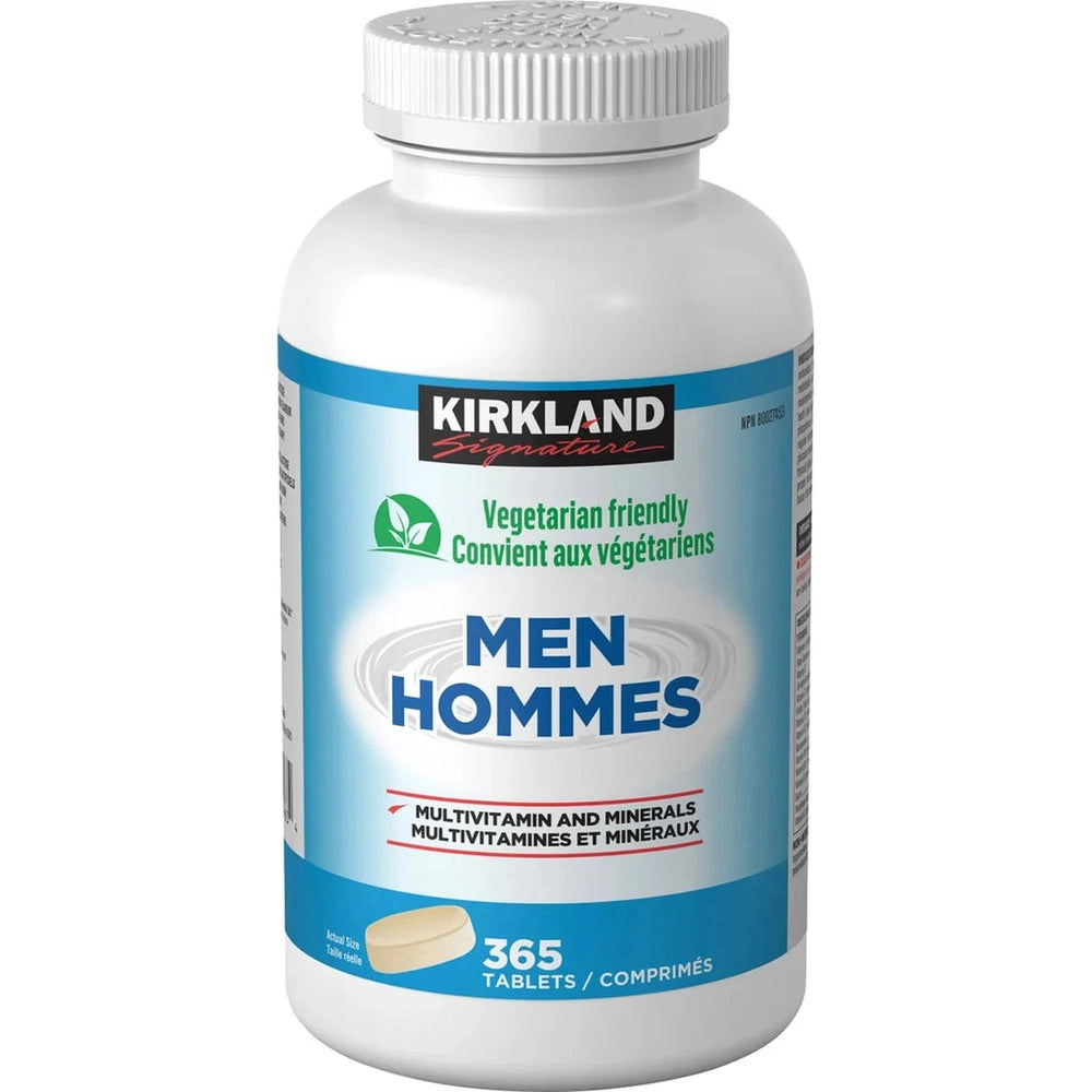 Kirkland Signature Multivitamines Hommes – 365 Comprimés