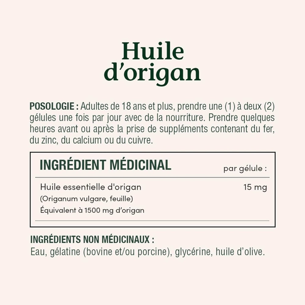 Nature's Bounty Huile d'Origan 1500mg – 90 Softgels