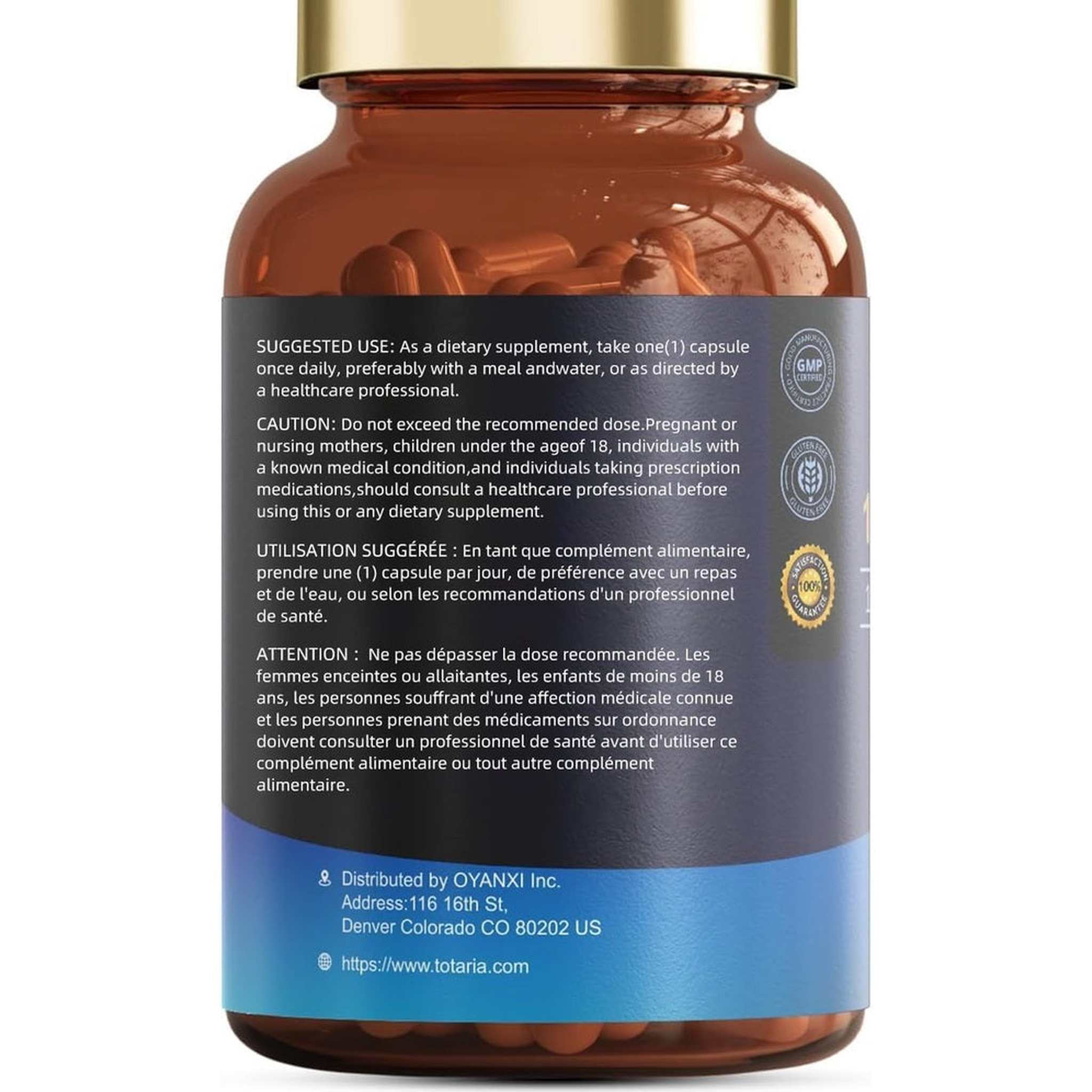 Magnésium 700mg Complexe 12 en 1 – 120 Capsules Végétariennes