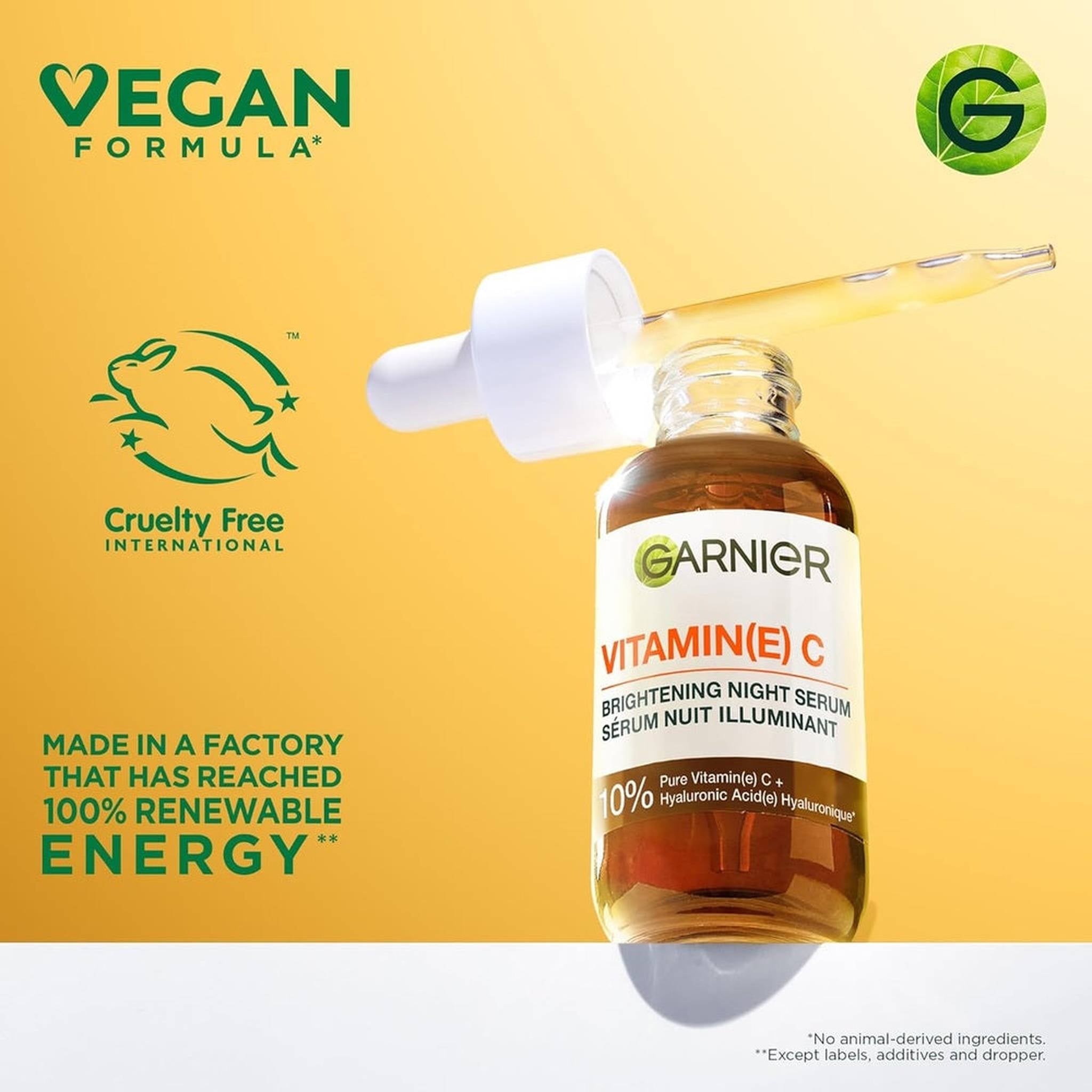 Garnier Sérum Nuit Vitamine C - Régénération & Éclat