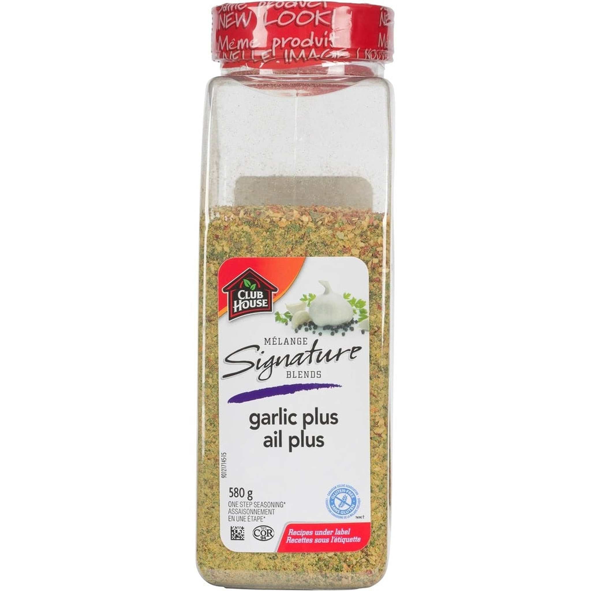 Épice Garlic Plus Club House 580g - Ail Assaisonnement Universel