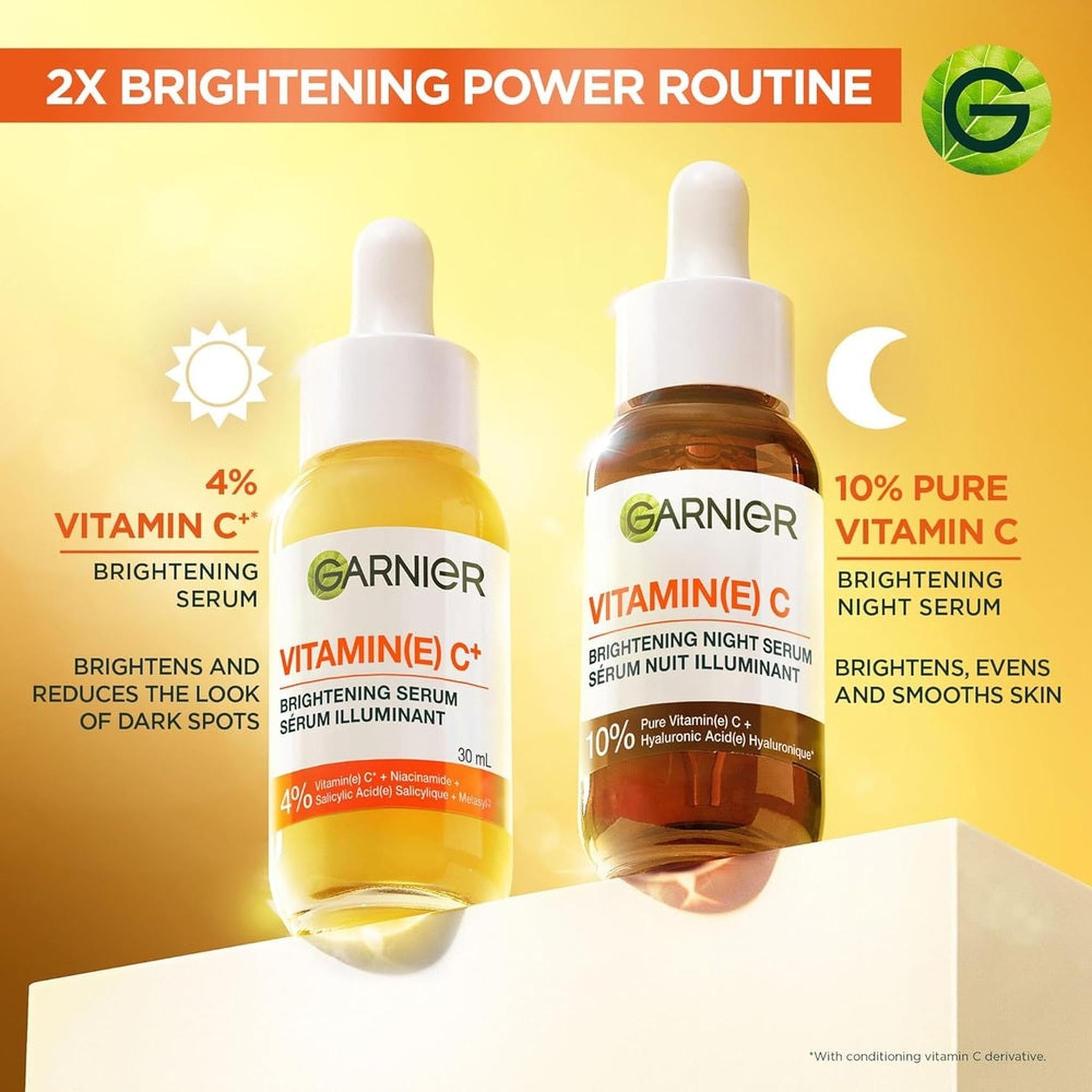 Garnier Sérum Nuit Vitamine C - Régénération & Éclat