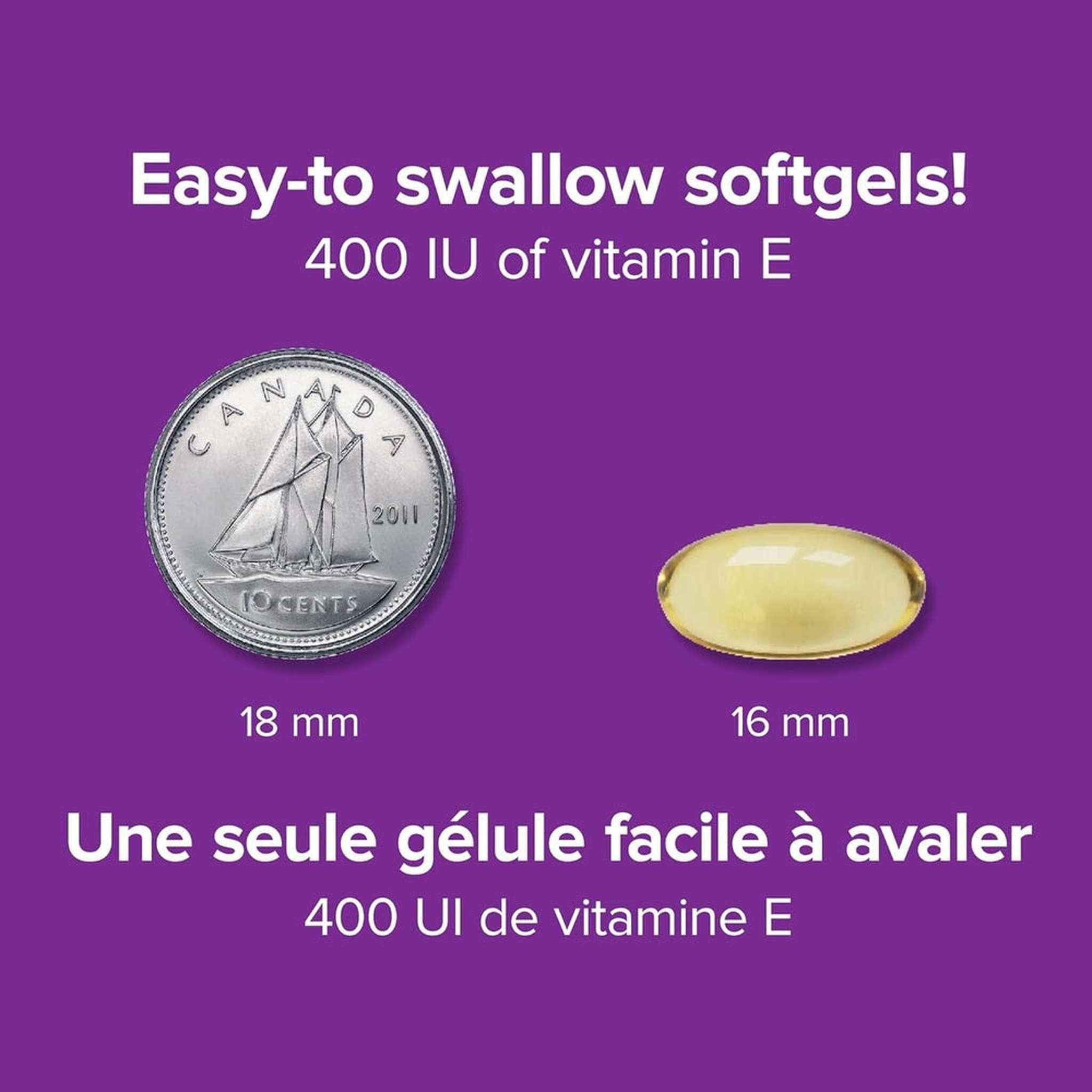 Webber Naturals Vitamine E 400 UI – 120 Gélules – Antioxydant & Santé Cardiovasculaire