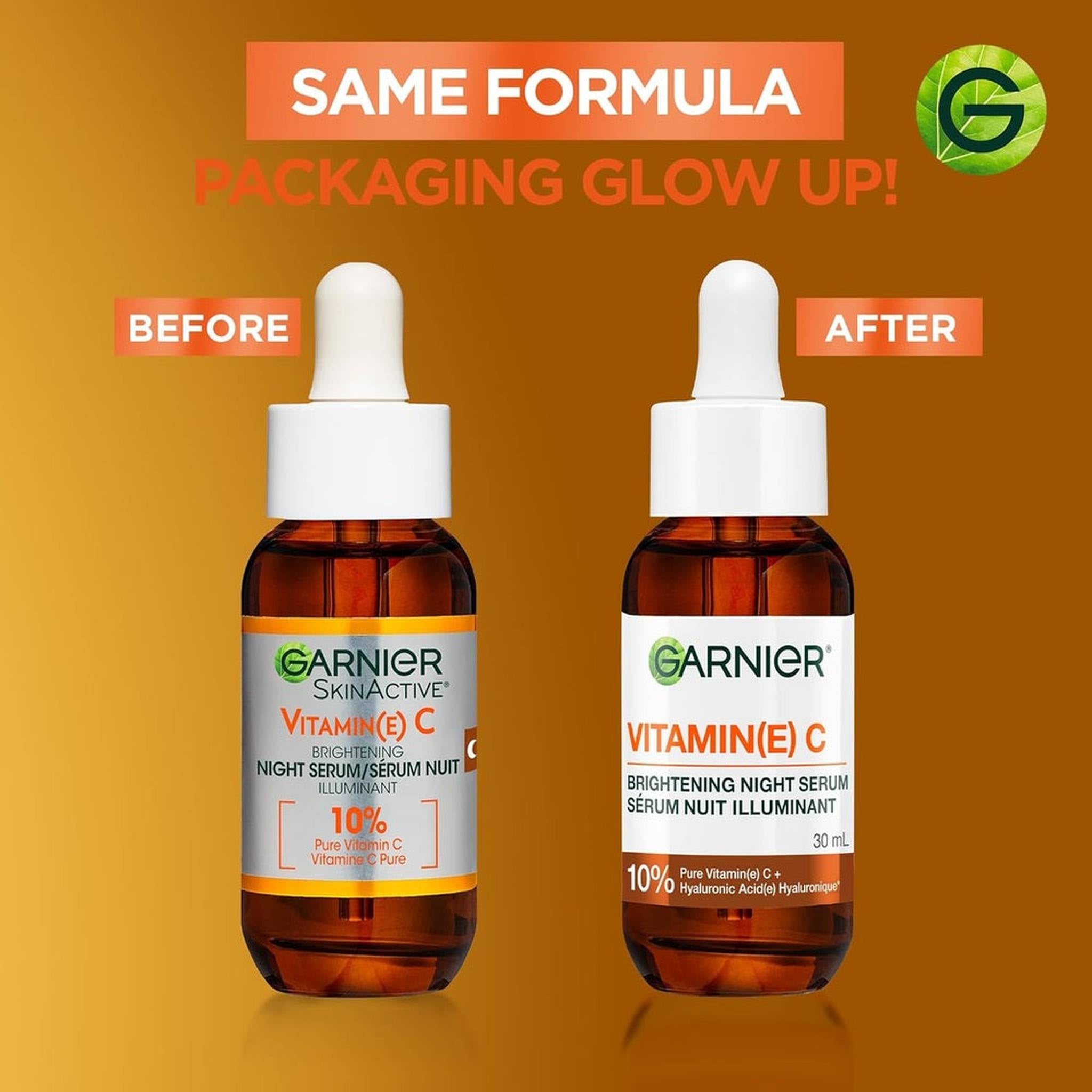 Garnier Sérum Nuit Vitamine C - Régénération & Éclat