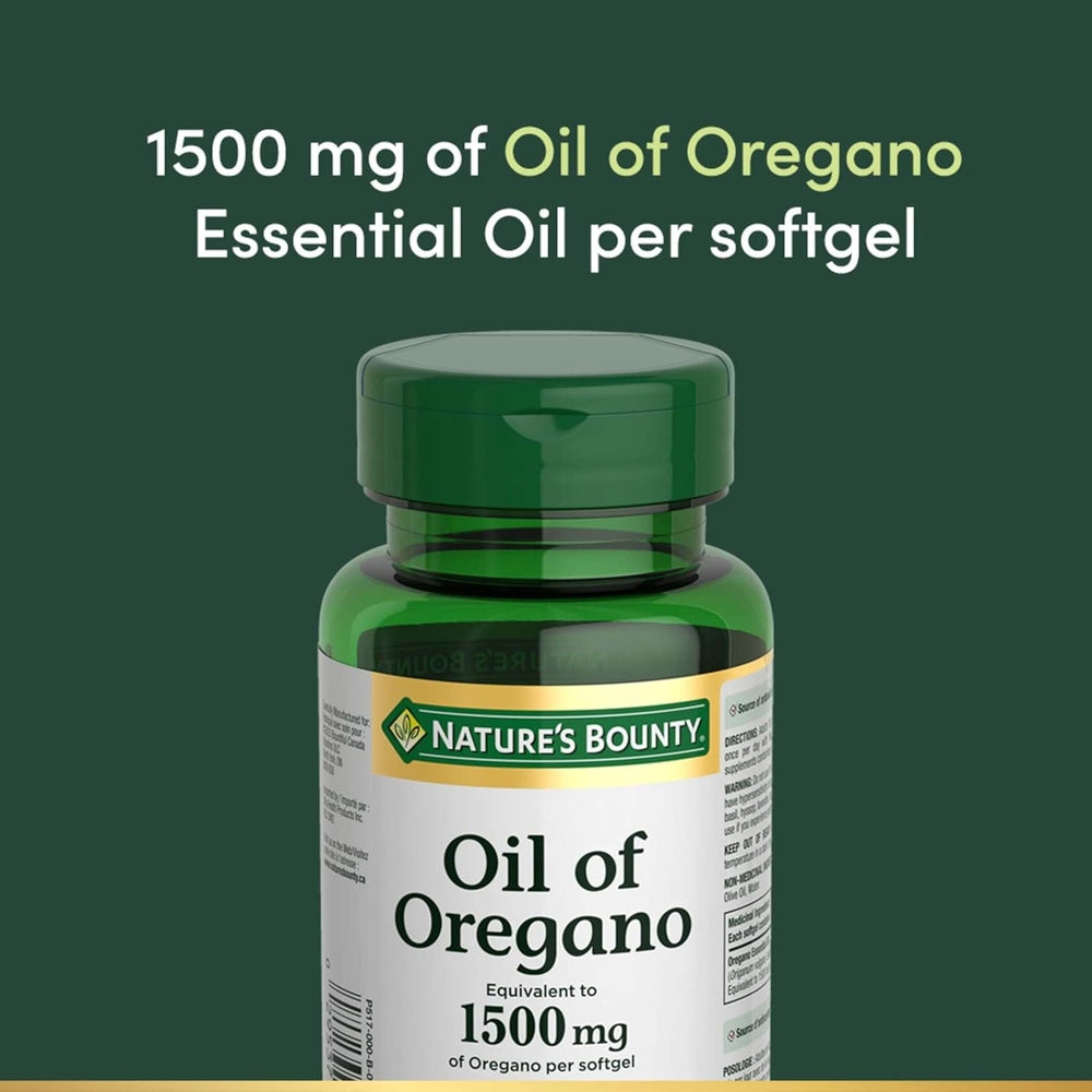 Nature's Bounty Huile d'Origan 1500mg – 90 Softgels
