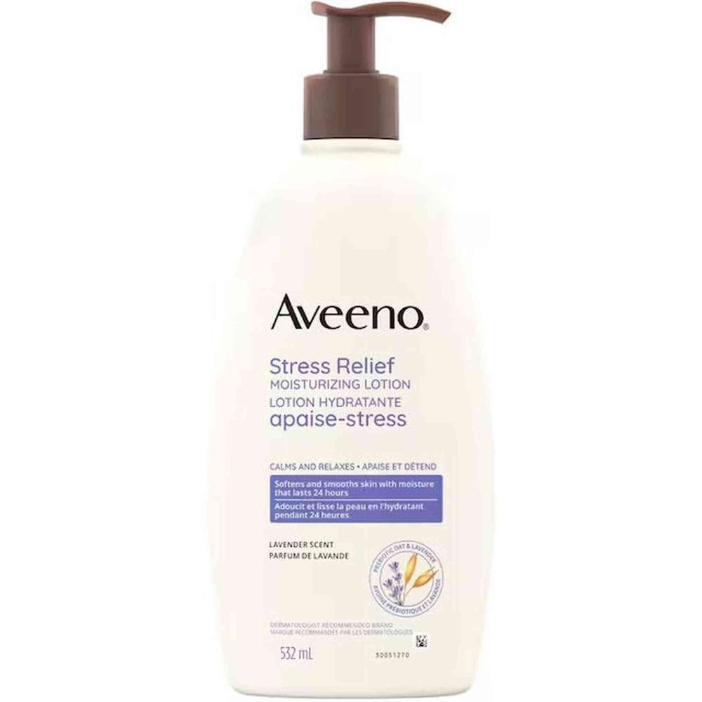Aveeno Stress Relief Lait de Corps 532ml - Lavande Apaisante