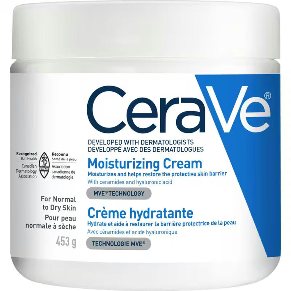 CeraVe Crème Hydratante 453g - Soin Visage & Corps