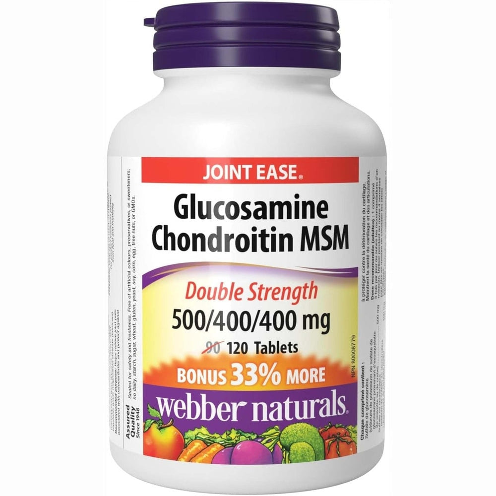 Glucosamine Chondroitin MSM 1300mg - Santé Articulaire | 120 Capsules