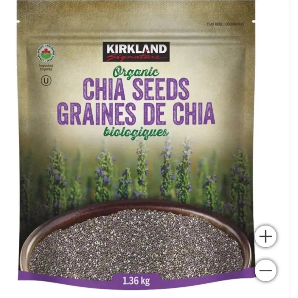 Graines de Chia 1.36kg - Superaliment Riche en Oméga-3 & Fibres
