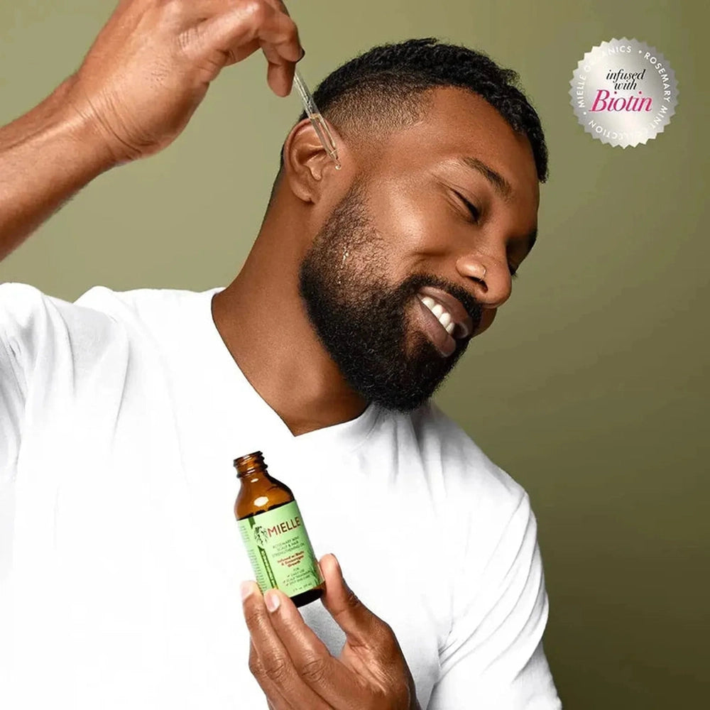Mielle Huile de Renforcement Cuir Chevelu & Cheveux – Romarin & Menthe – 59ml