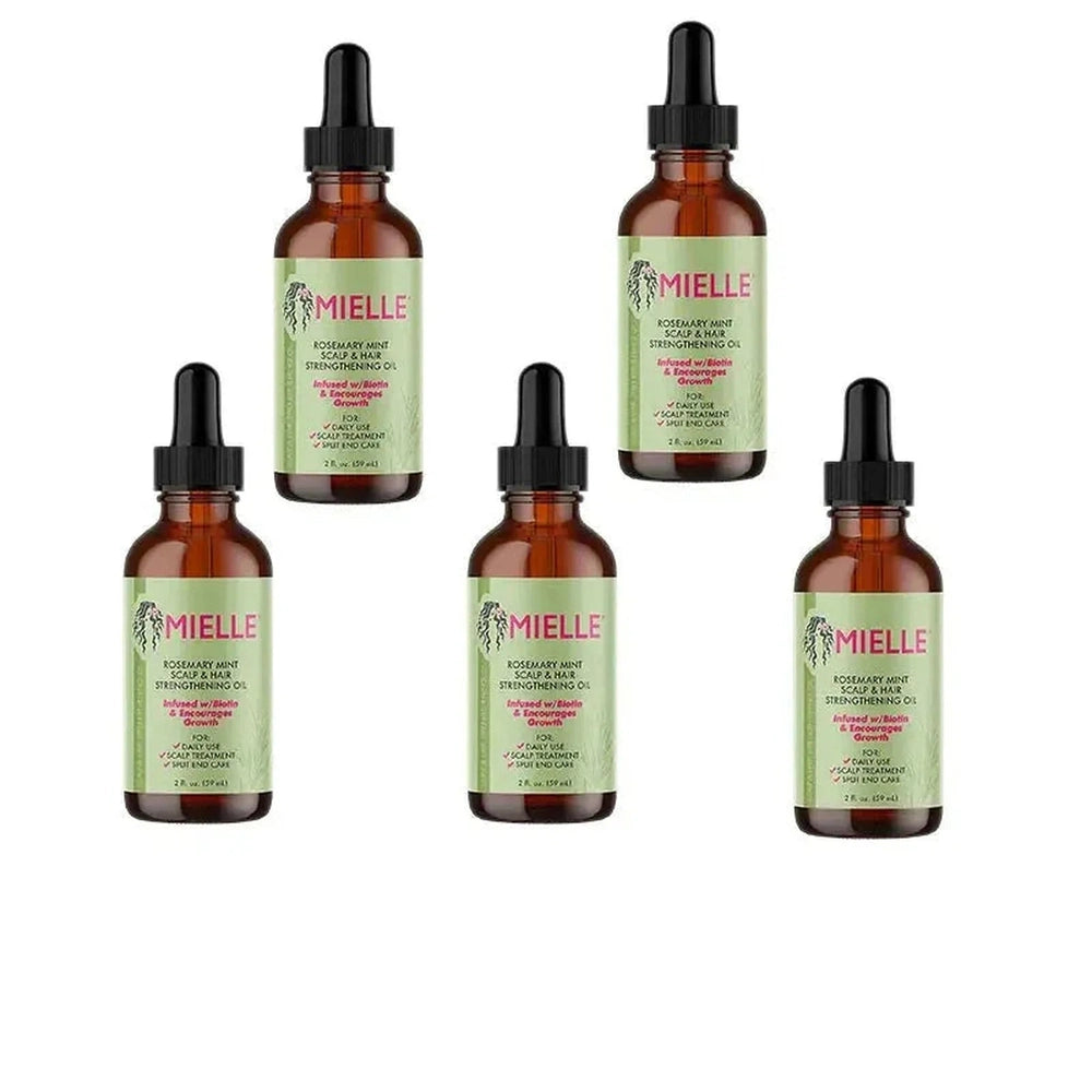 Mielle Huile de Renforcement Cuir Chevelu & Cheveux – Romarin & Menthe – 59ml