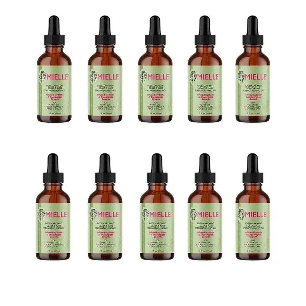 Mielle Huile de Renforcement Cuir Chevelu & Cheveux – Romarin & Menthe – 59ml