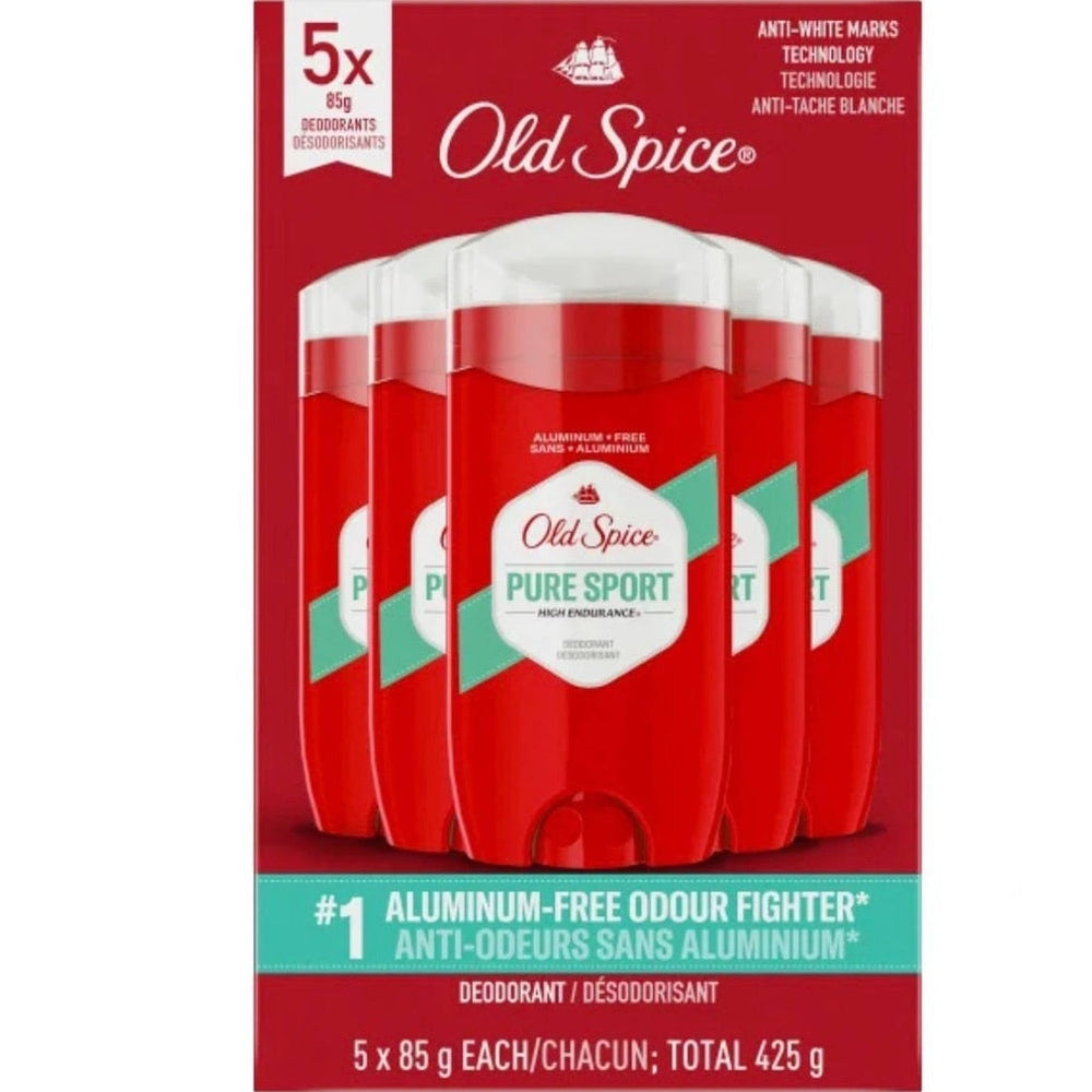 Déodorant Old Spice Pack de 5 - Protection Légendaire & Fraîcheur Masculine