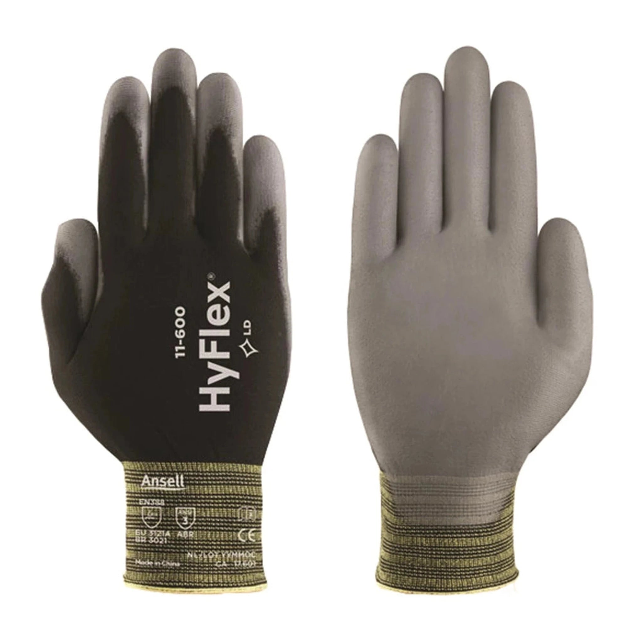 Gants Enduits PU Ansell HyFlex 11-601 – Industrial Work Gloves