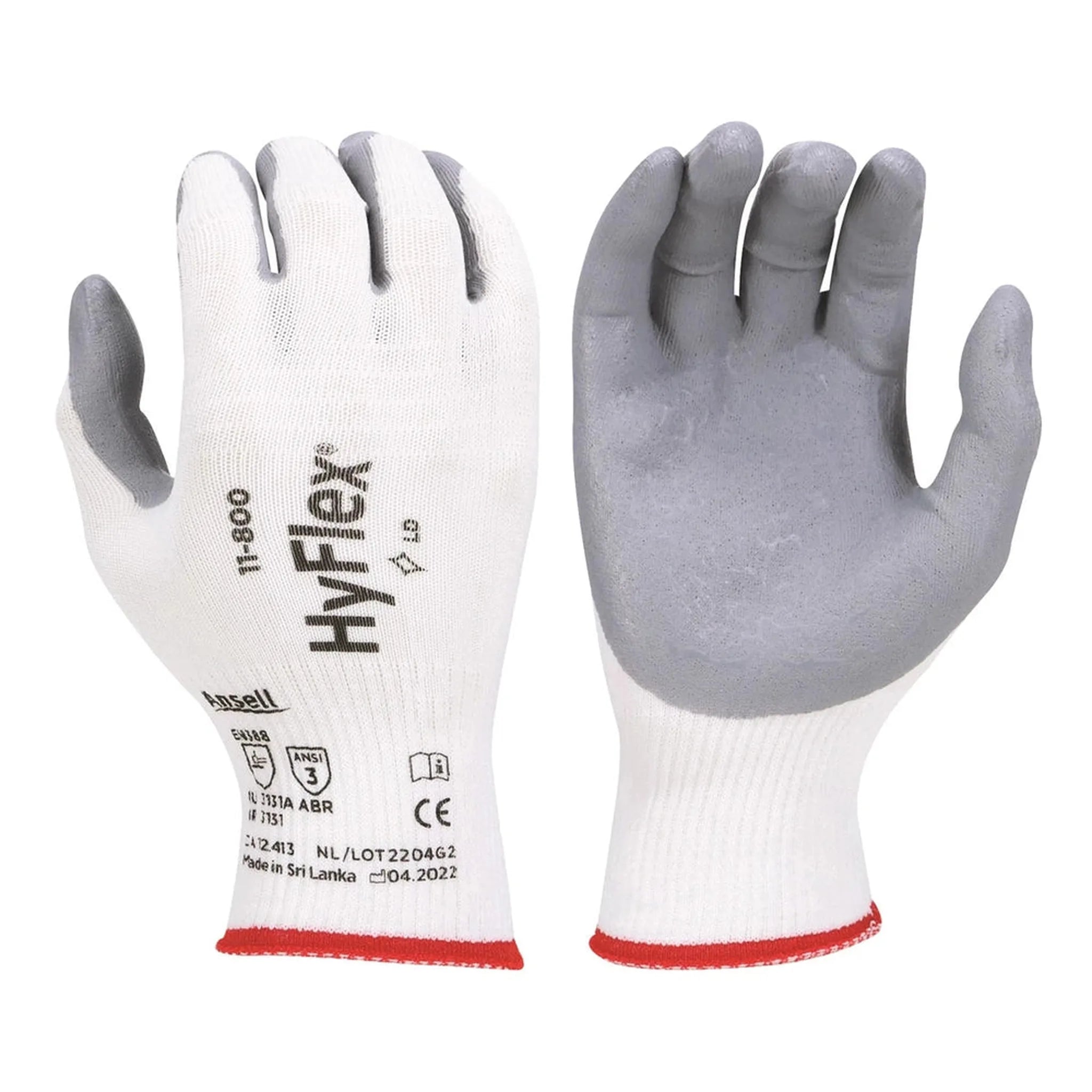 Gants Enduits Nitrile Ansell HyFlex 11-800 – Work Gloves