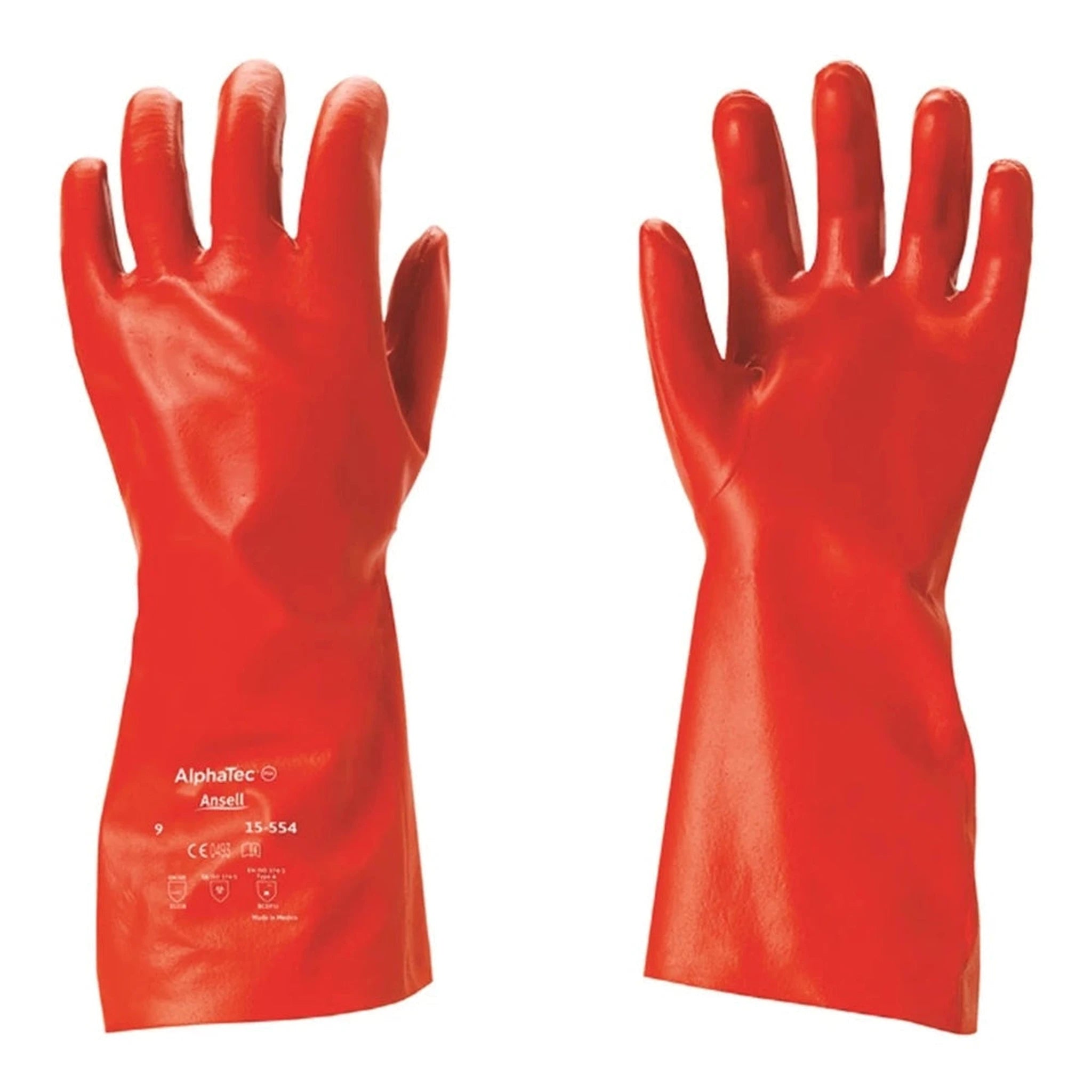 Gants Chimiques Ansell AlphaTec 15-554 – PVA Gloves