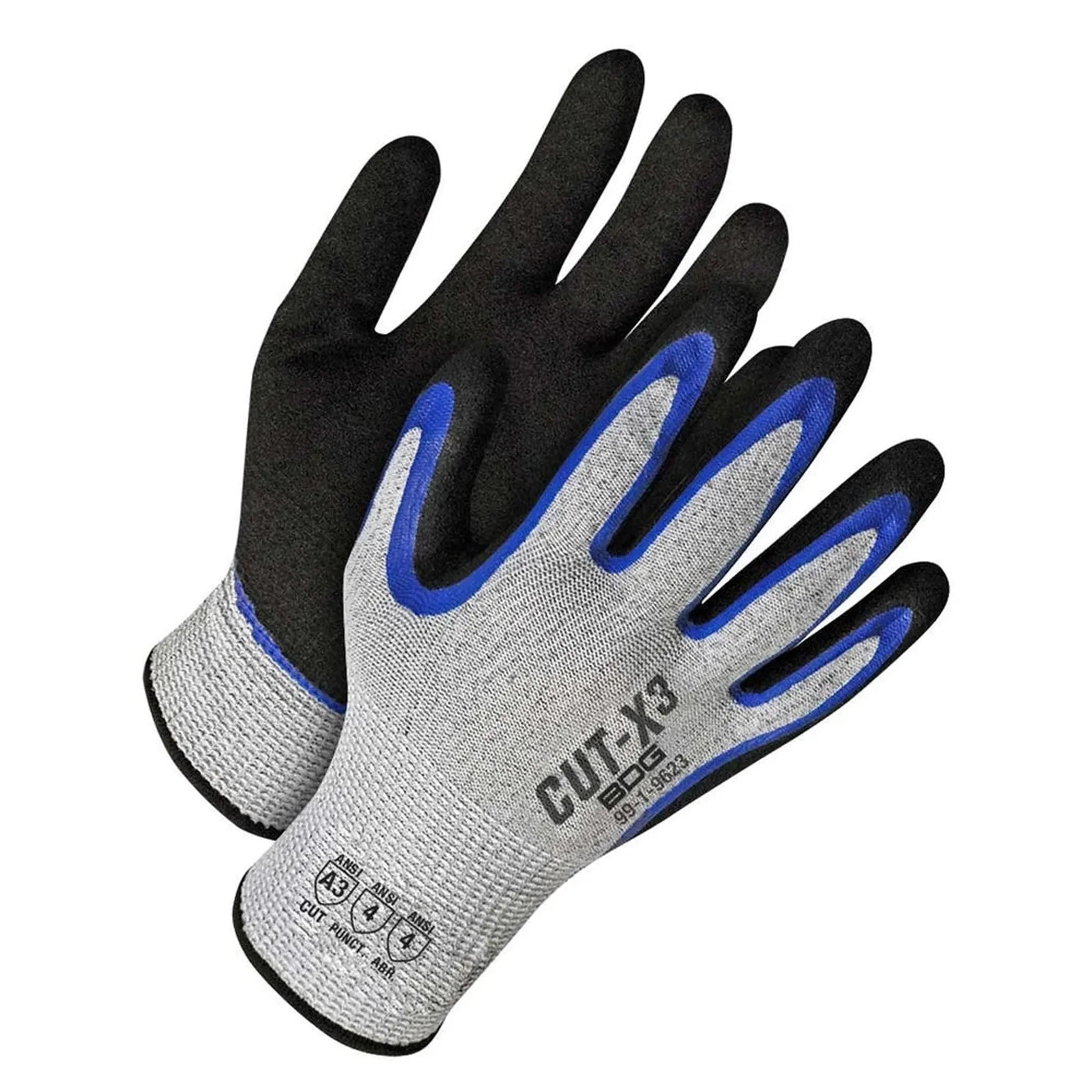 Gants Enduits Anti-Coupure Bob Dale Cut-X3 – Double Nitrile