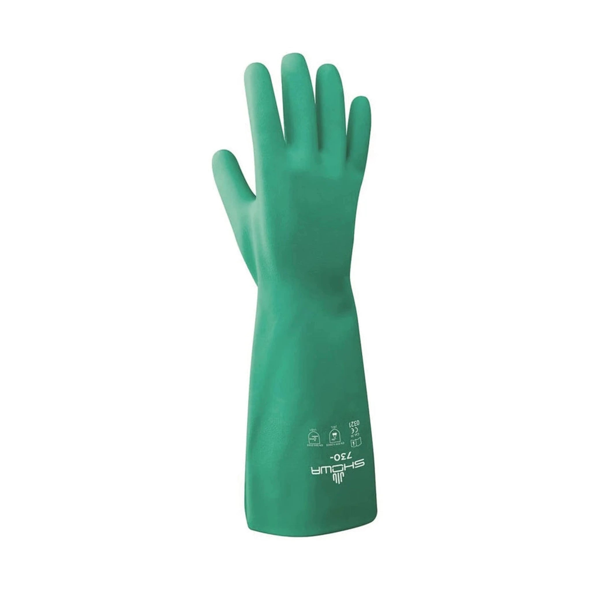 Gants Nitrile Showa Nitri-Solve 730 – Chemical Resistant Gloves