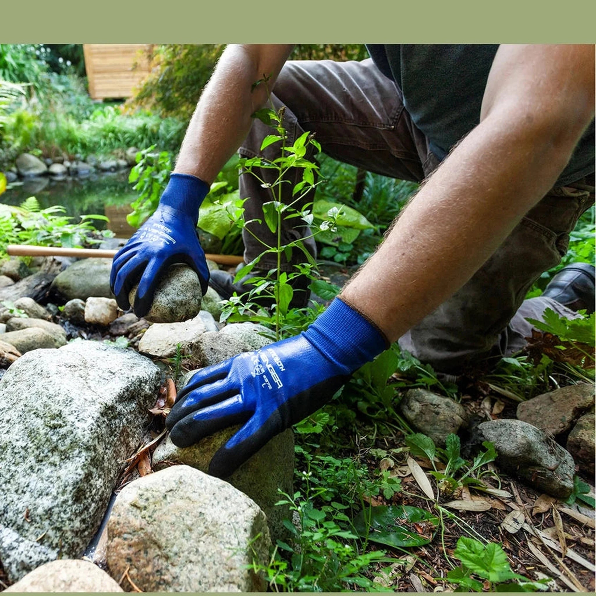 Gants enduits Watson Stealth Avenger – Nitrile Grip Gloves